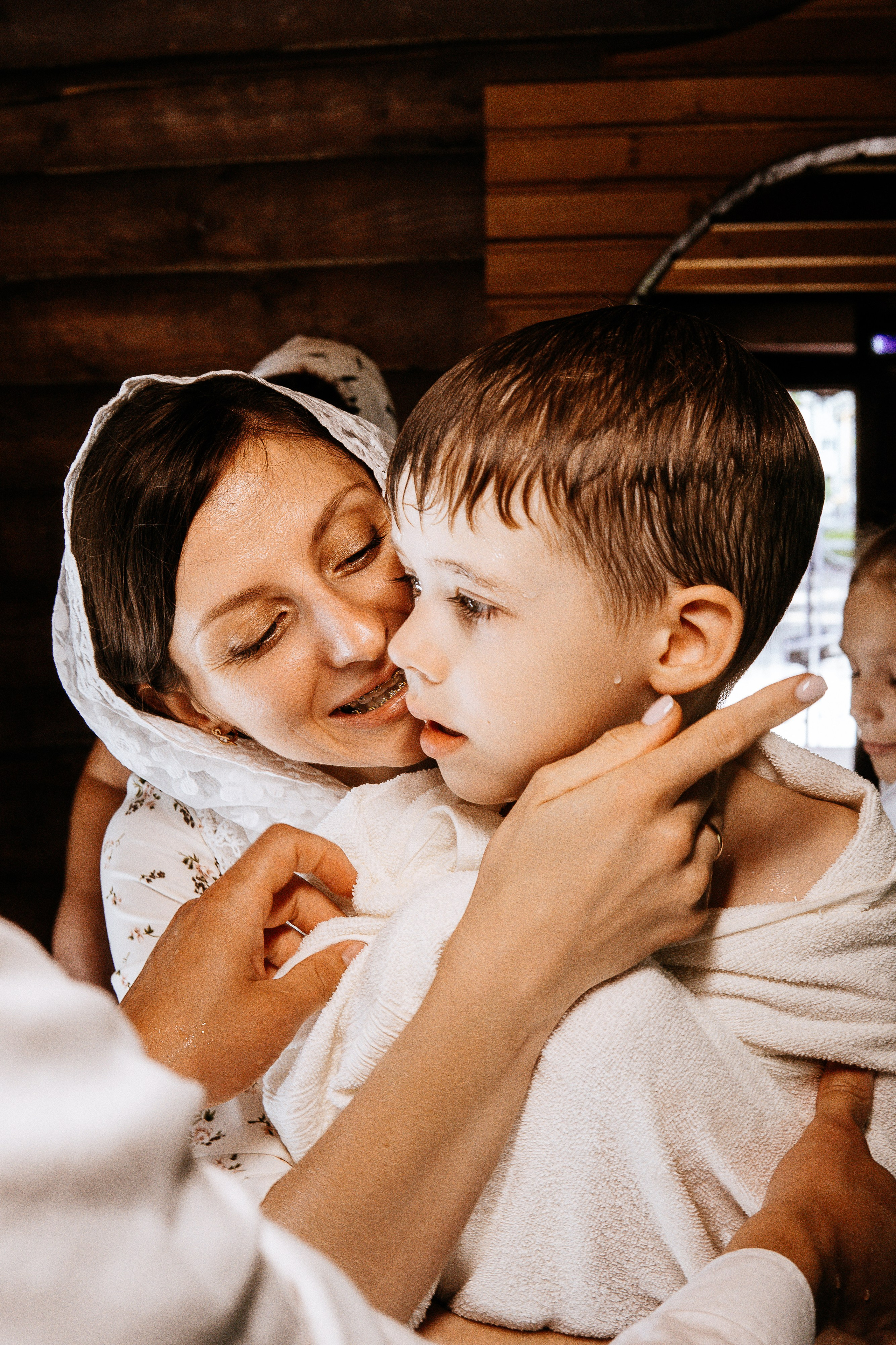 Крещение Таисии и Даниила. Фотограф Алла Быкова