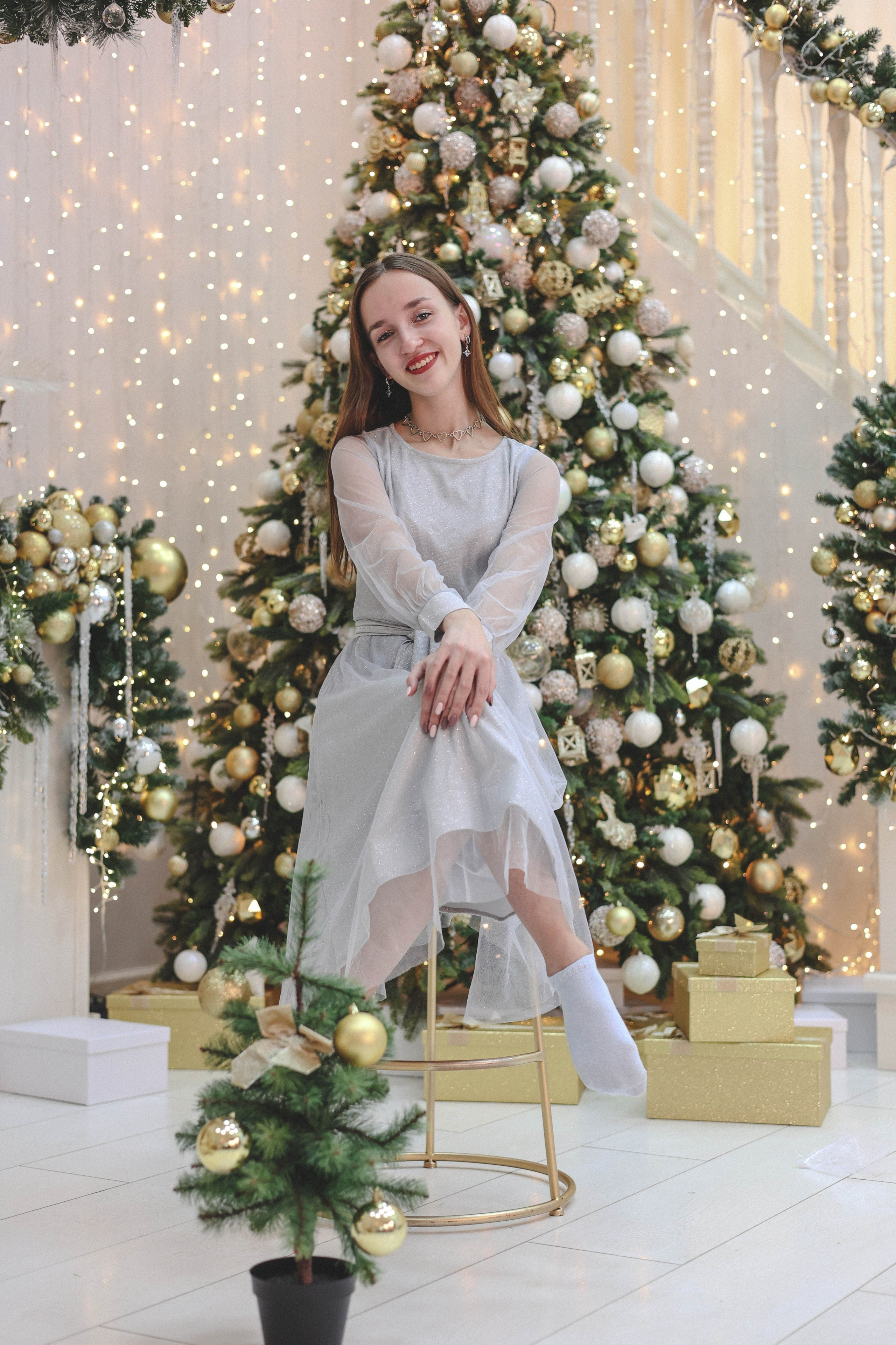 Новогодняя история «Ирина и ее семья». Фотограф в Москве Анастасия Калинина