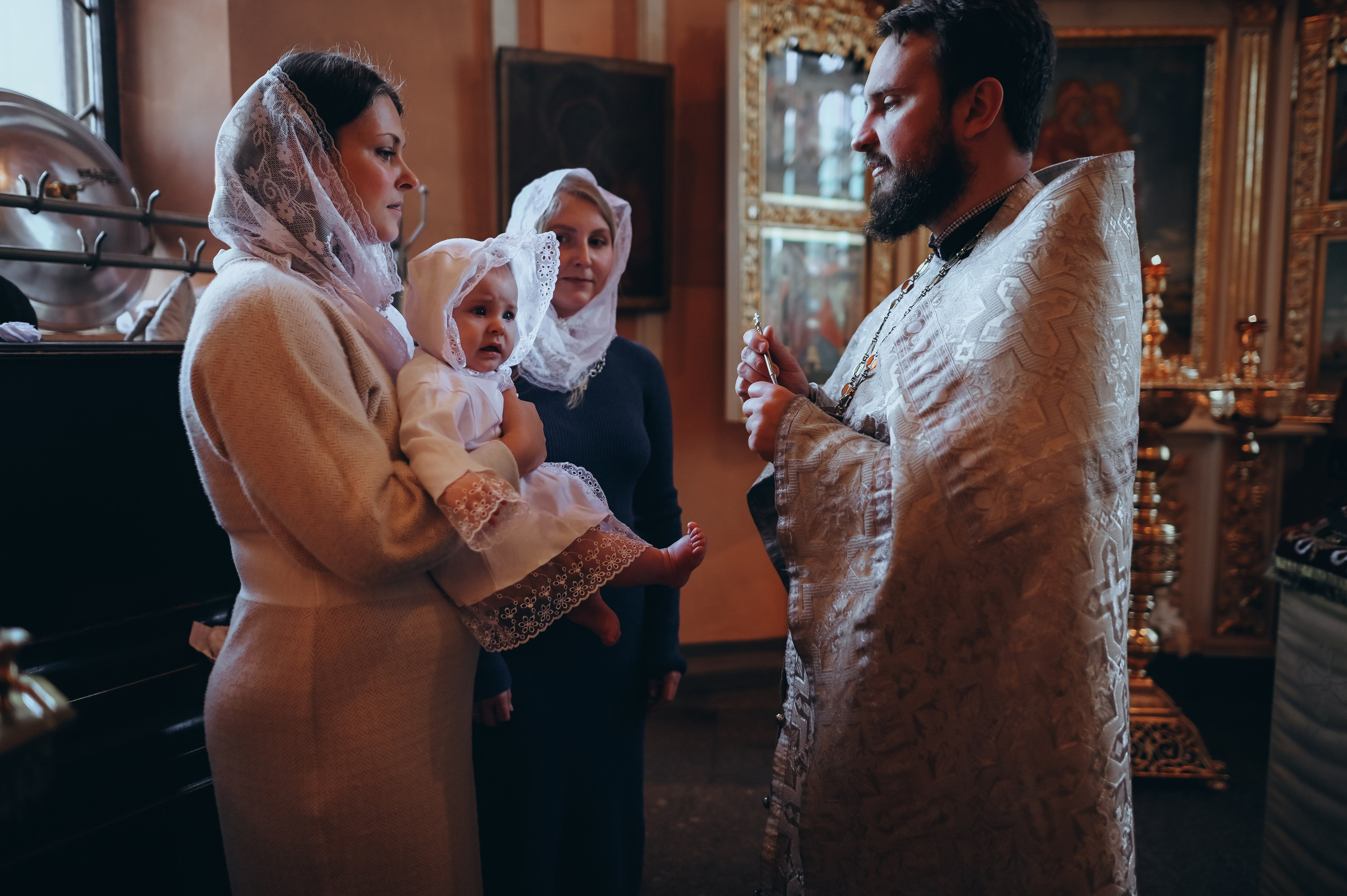 Крещение Любочки. Семейный и свадебный фотограф в Санкт-Петербурге Яна