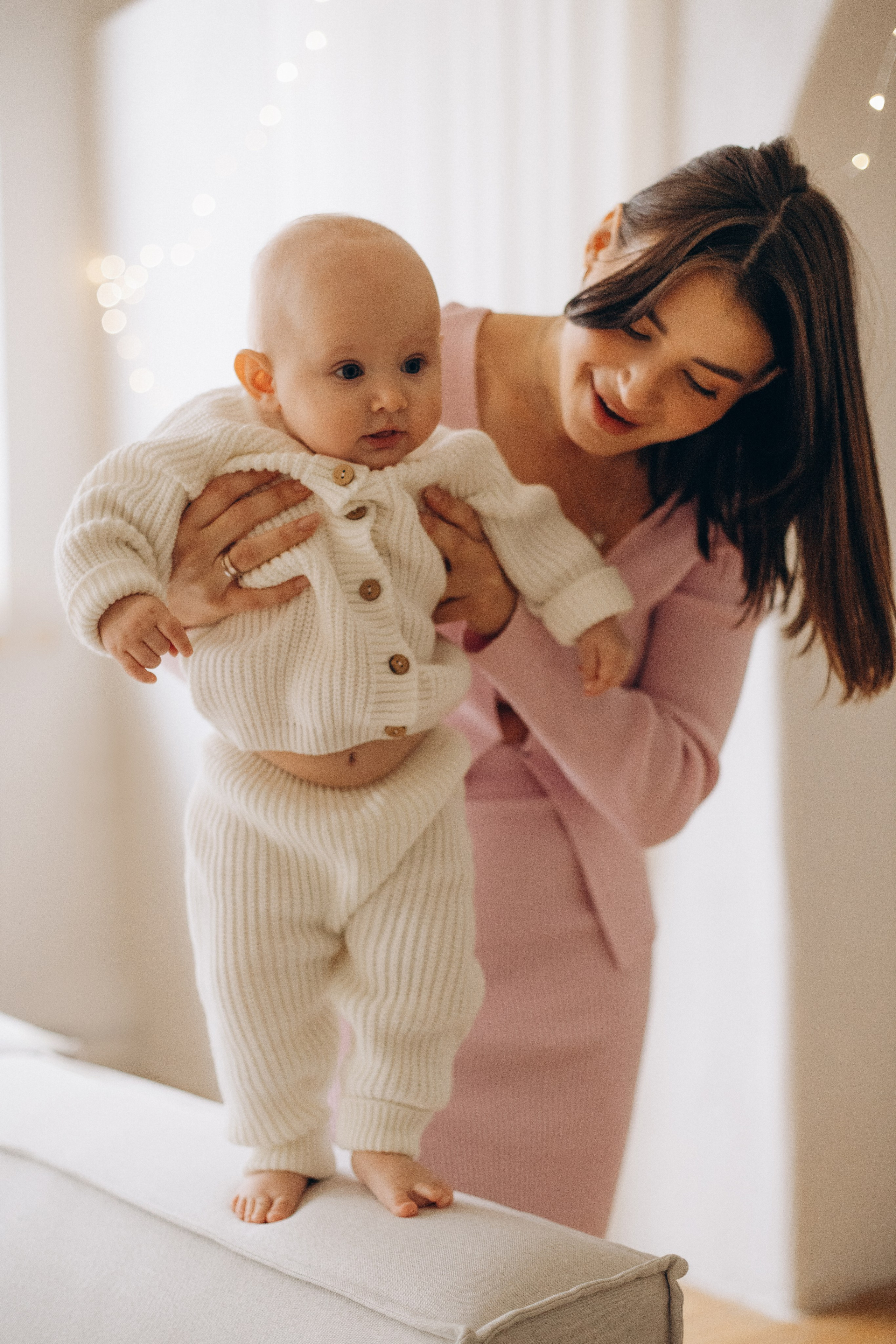 Новогодняя фотосессия с малышкой в студии. Семейный фотограф в Самаре Елена Ефимова