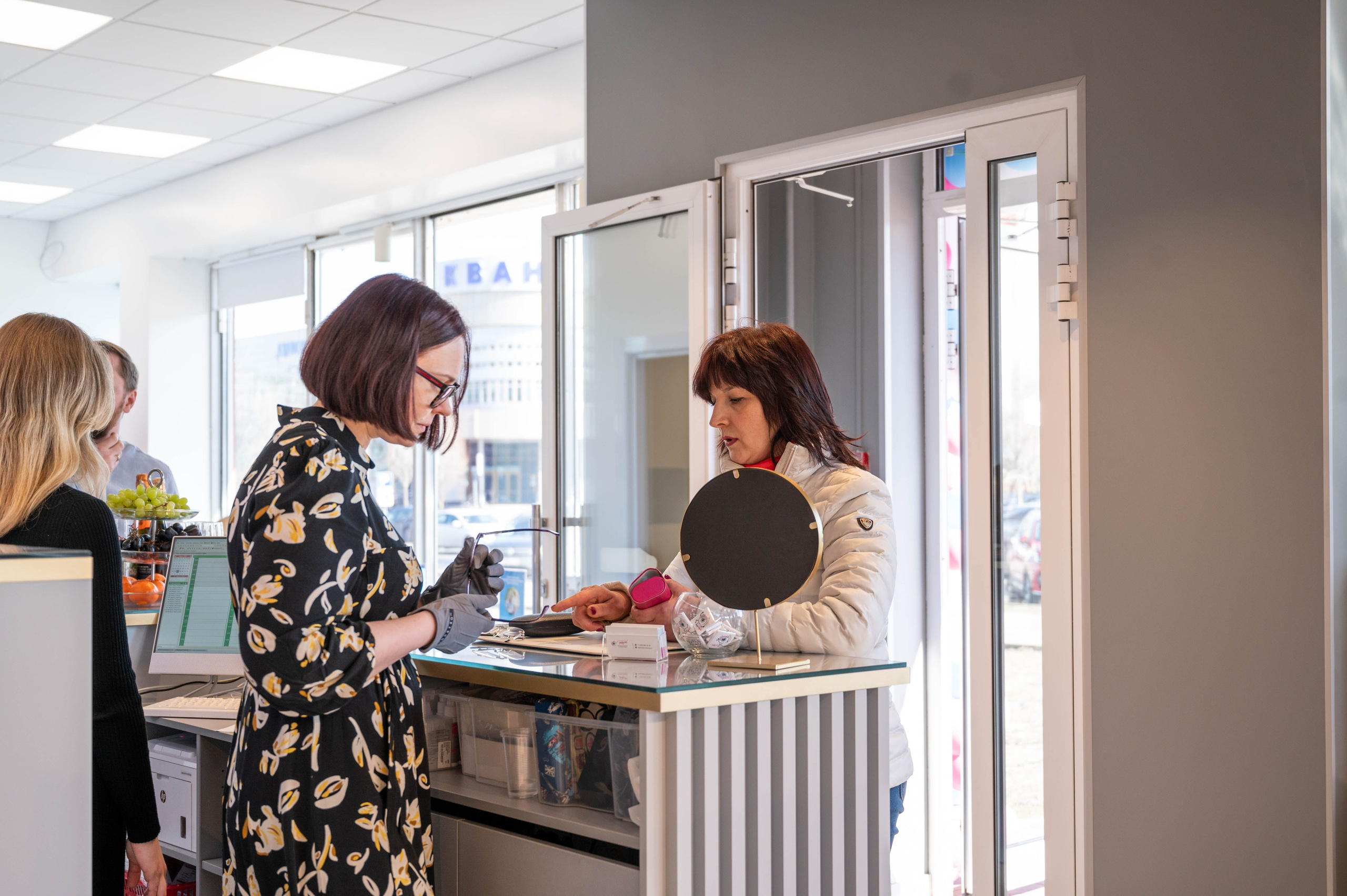 Съёмка открытия оптики