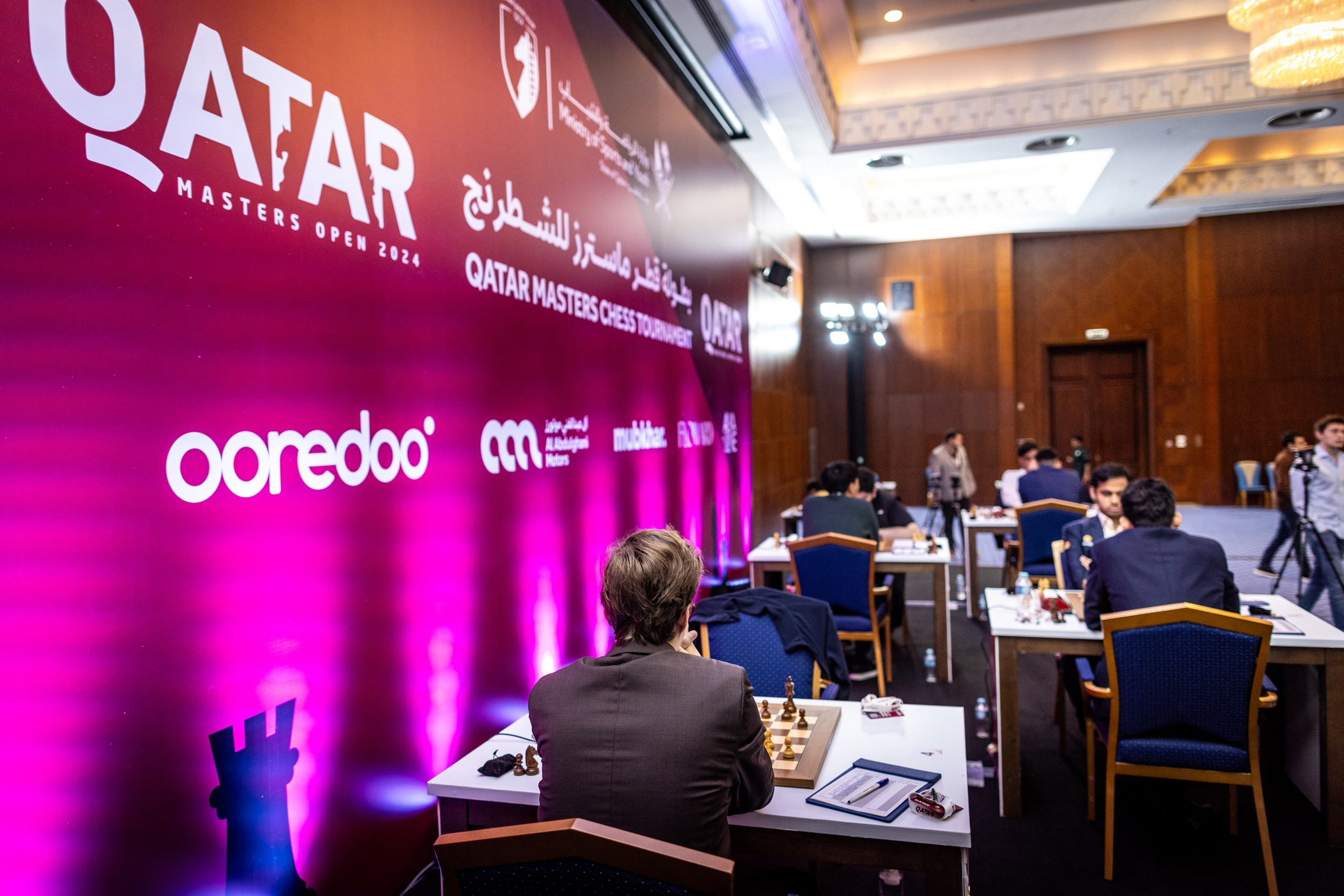 2024.12.03 Qatar Masters Open 2024 — Round1. Фотограф Анна Штурман (репортажная съёмка любых событий и мероприятий) Anna Shtourman photographer