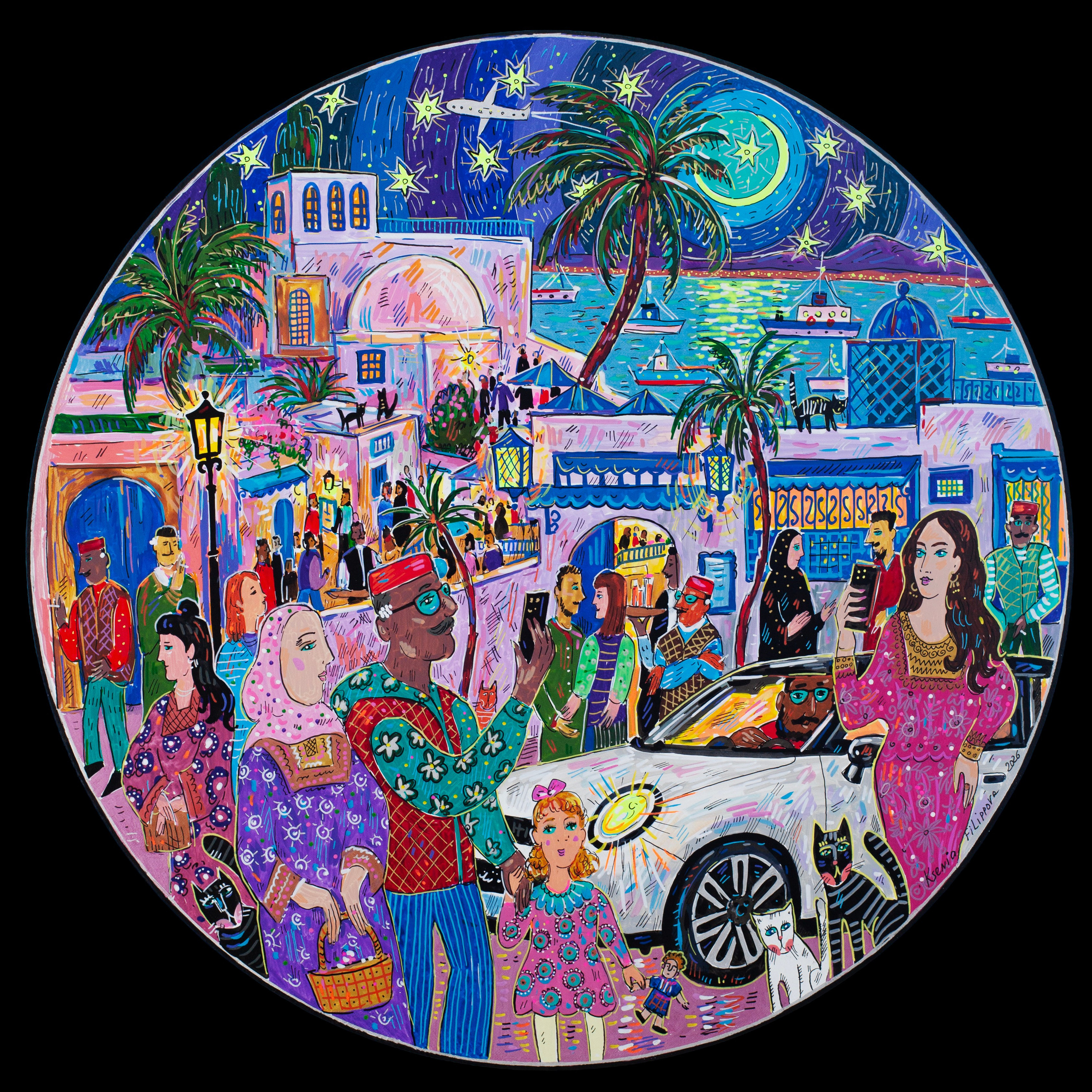 MINI x Ksenia Filippova (collaboration). Artist Ksenia Filippova