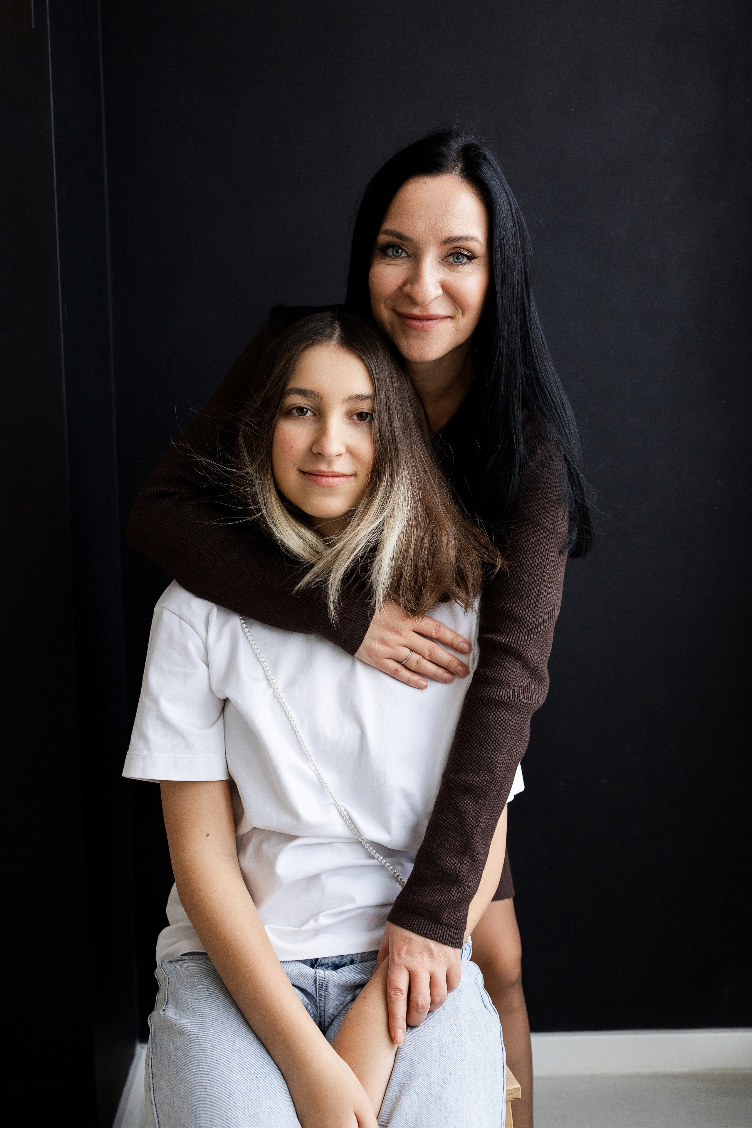 Съемка большой семьи в студии «Когда вместе». Семейный фотограф в Екатеринбурге Маргарита Курносова