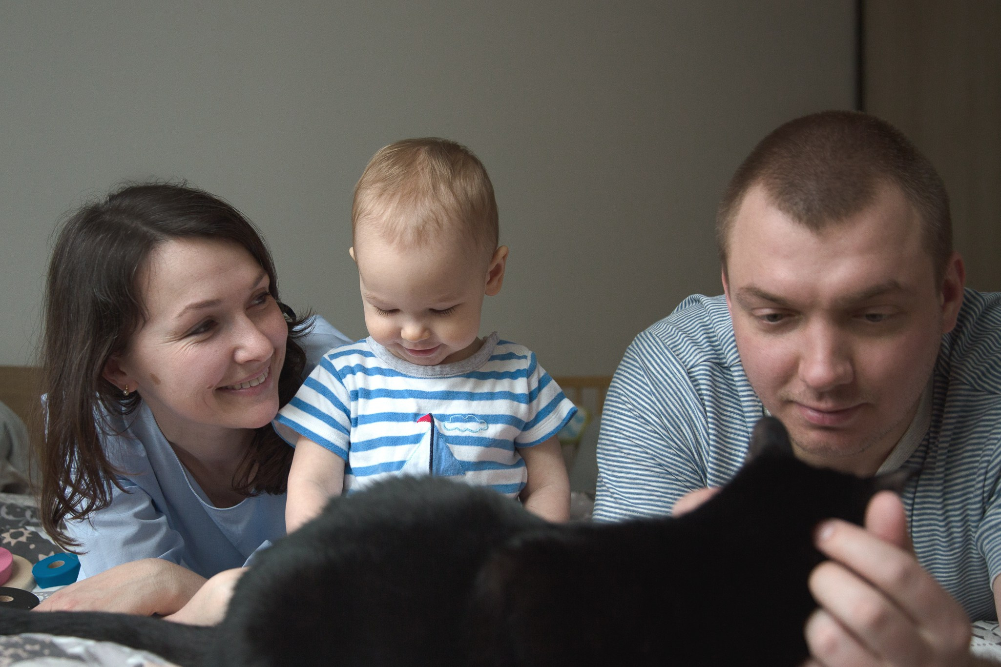 Артём и родители. Фотограф Анастасия Малеева