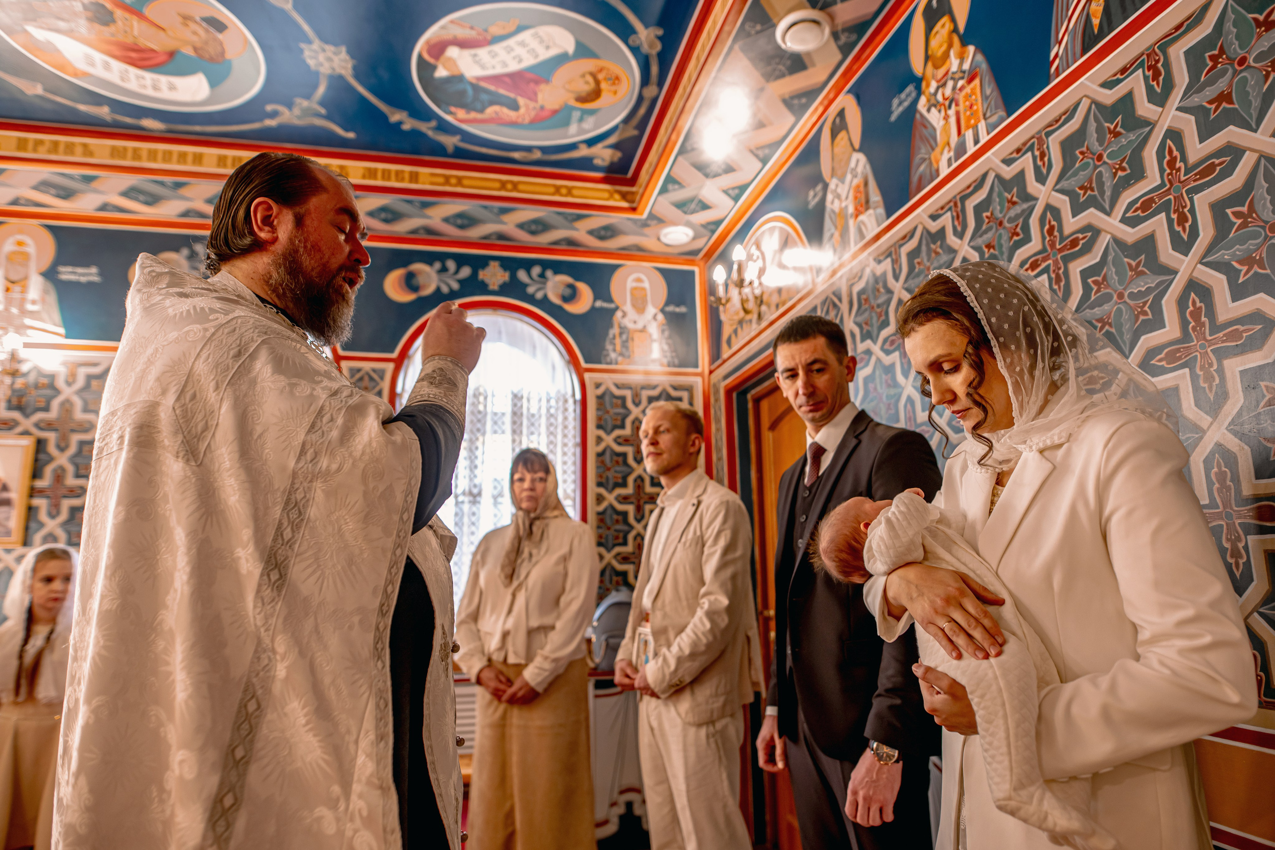 Таинство Крещения Екатерины. Фотограф Таинств Крещения и Венчания в г. Курске