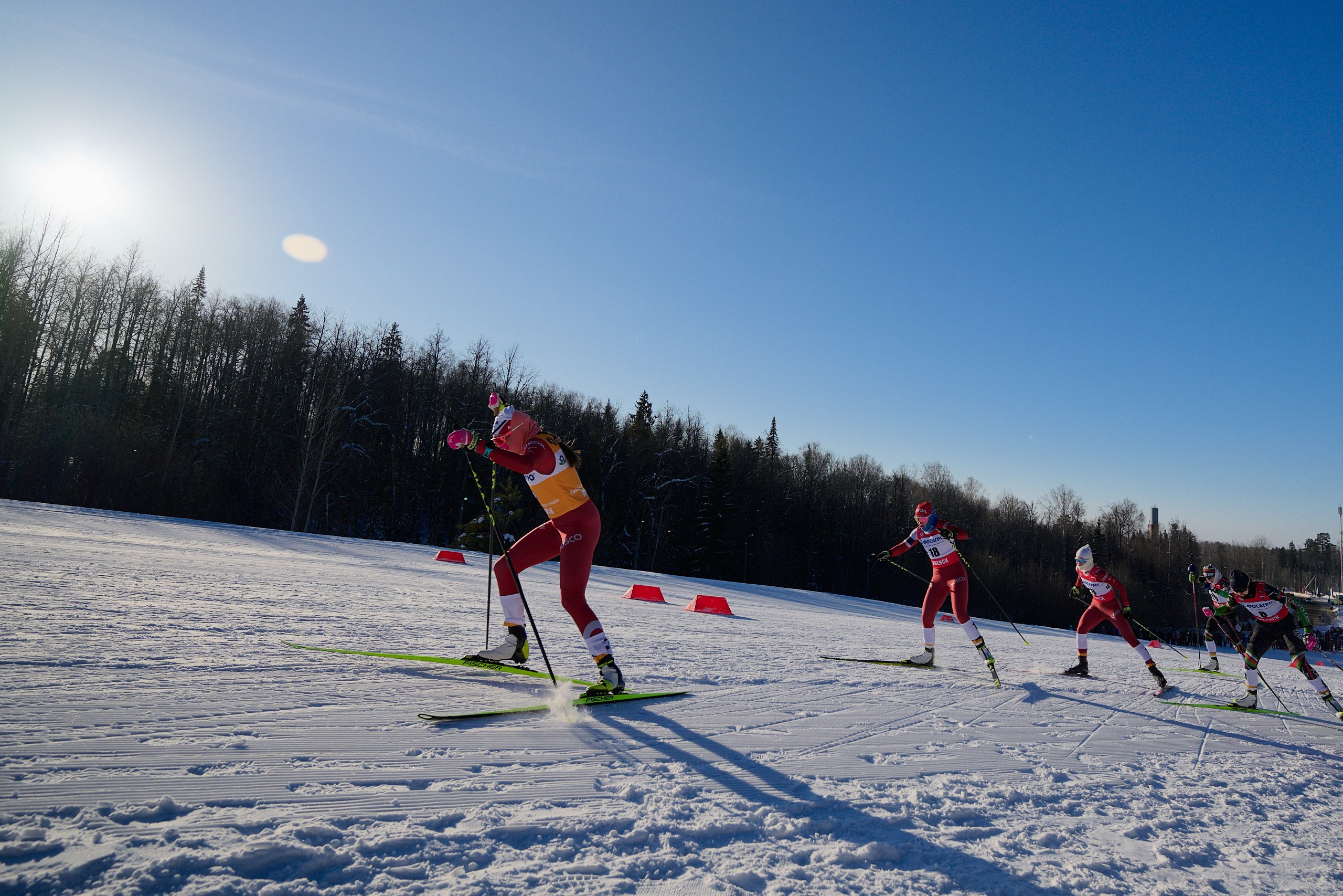 VI этап ФосАгро Кубка России по лыжным гонкам. Спринт. Ижевск 25.01.2025. Спортивный репортажный фотограф в Ижевске Сергей Мерзляков