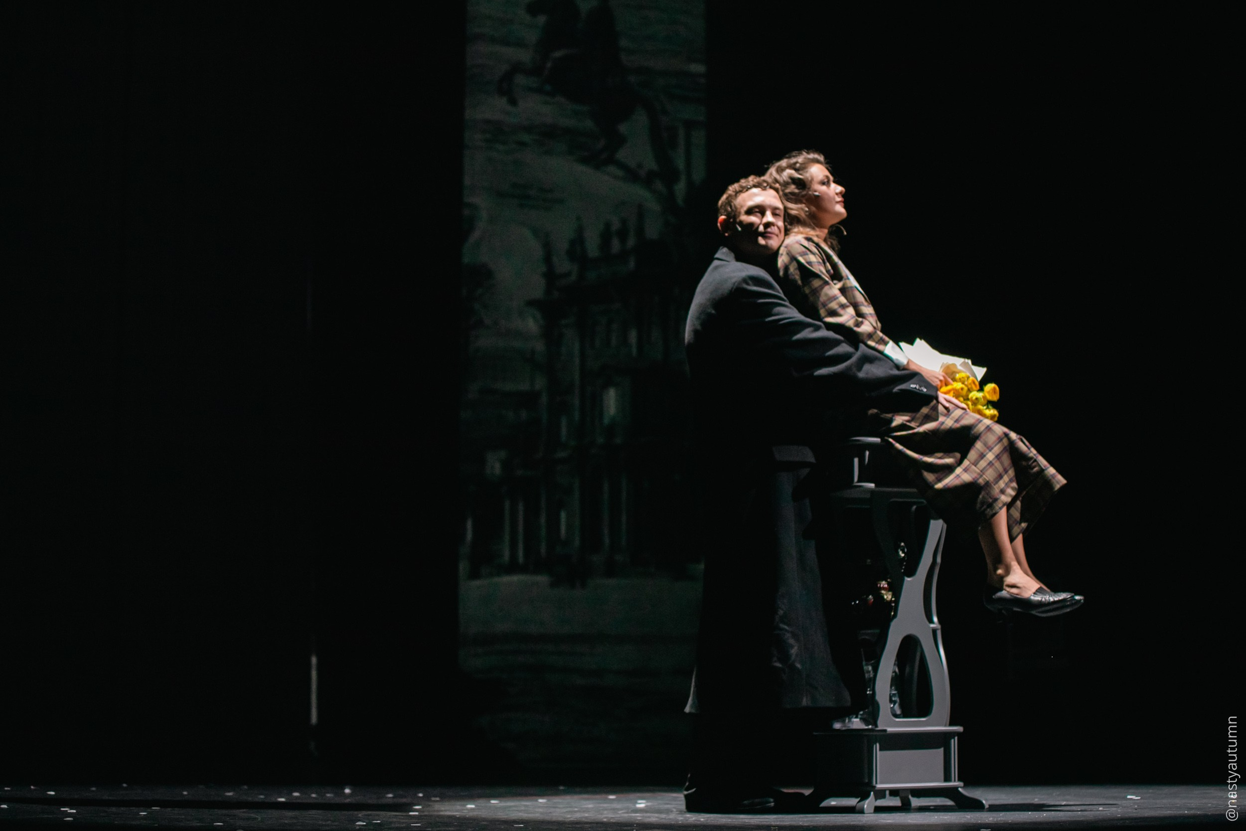 Генеральный прогон «Маяковский. Я сам.». Репортажный и концертный фотограф в Москве Анастасия Осень