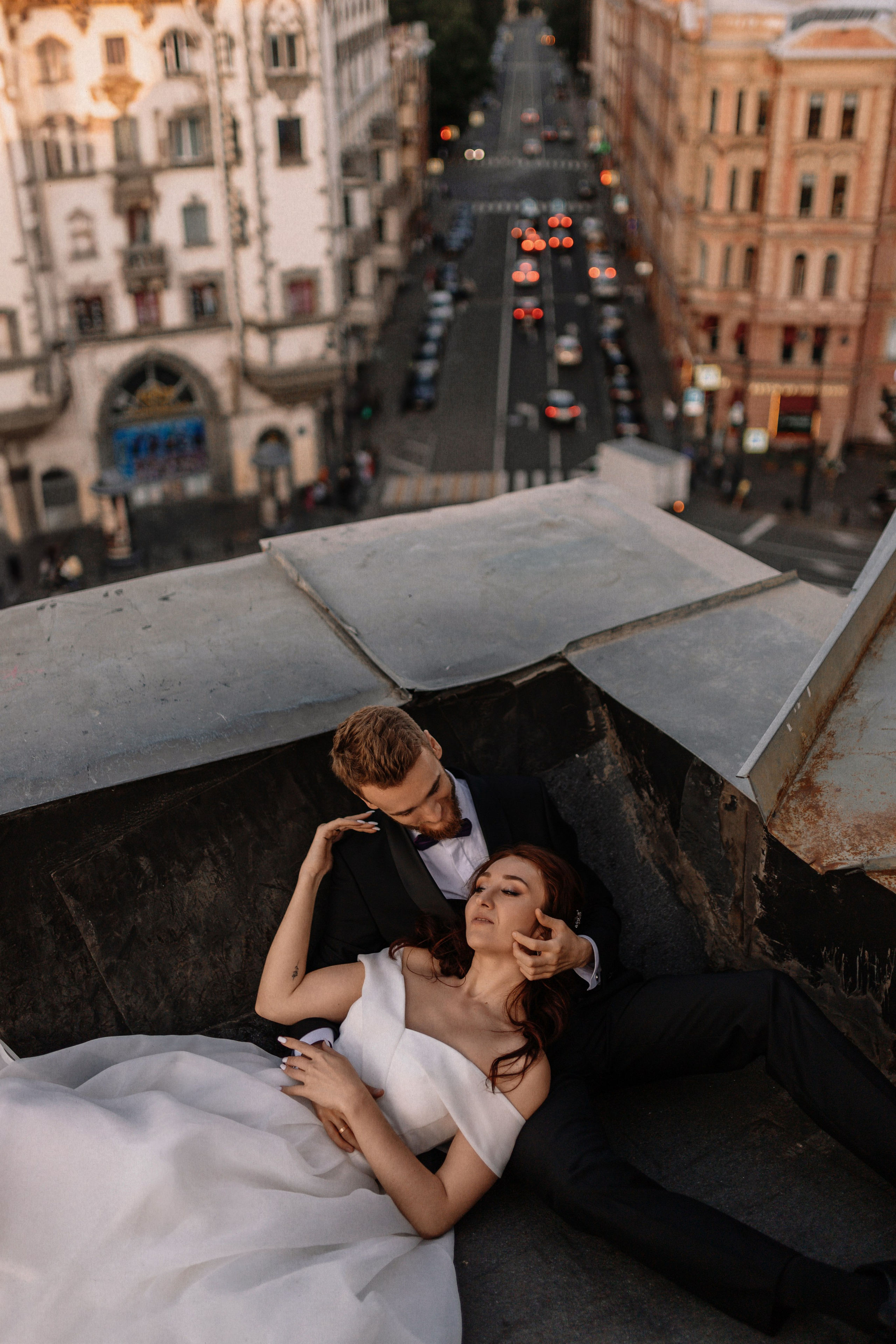 Крыша Петроградки. Николь — ваш любимый фотограф в Санкт-Петербурге