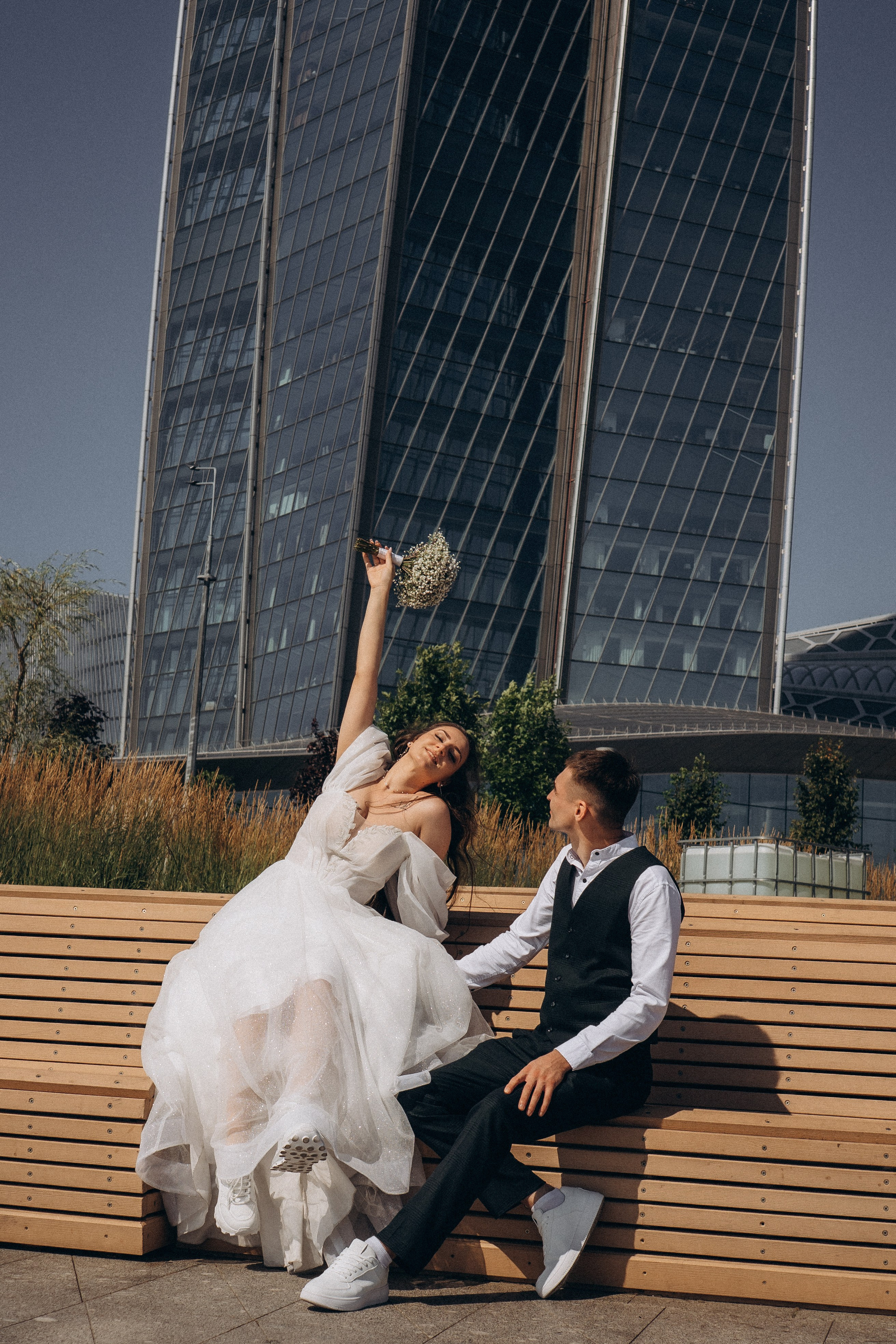 СВАДЕБНАЯ СЬЕМК В ПАРКЕ 300-ЛЕТИЯ. Профессиональный фотограф, Санкт-Петербург — Виктория Богомолова