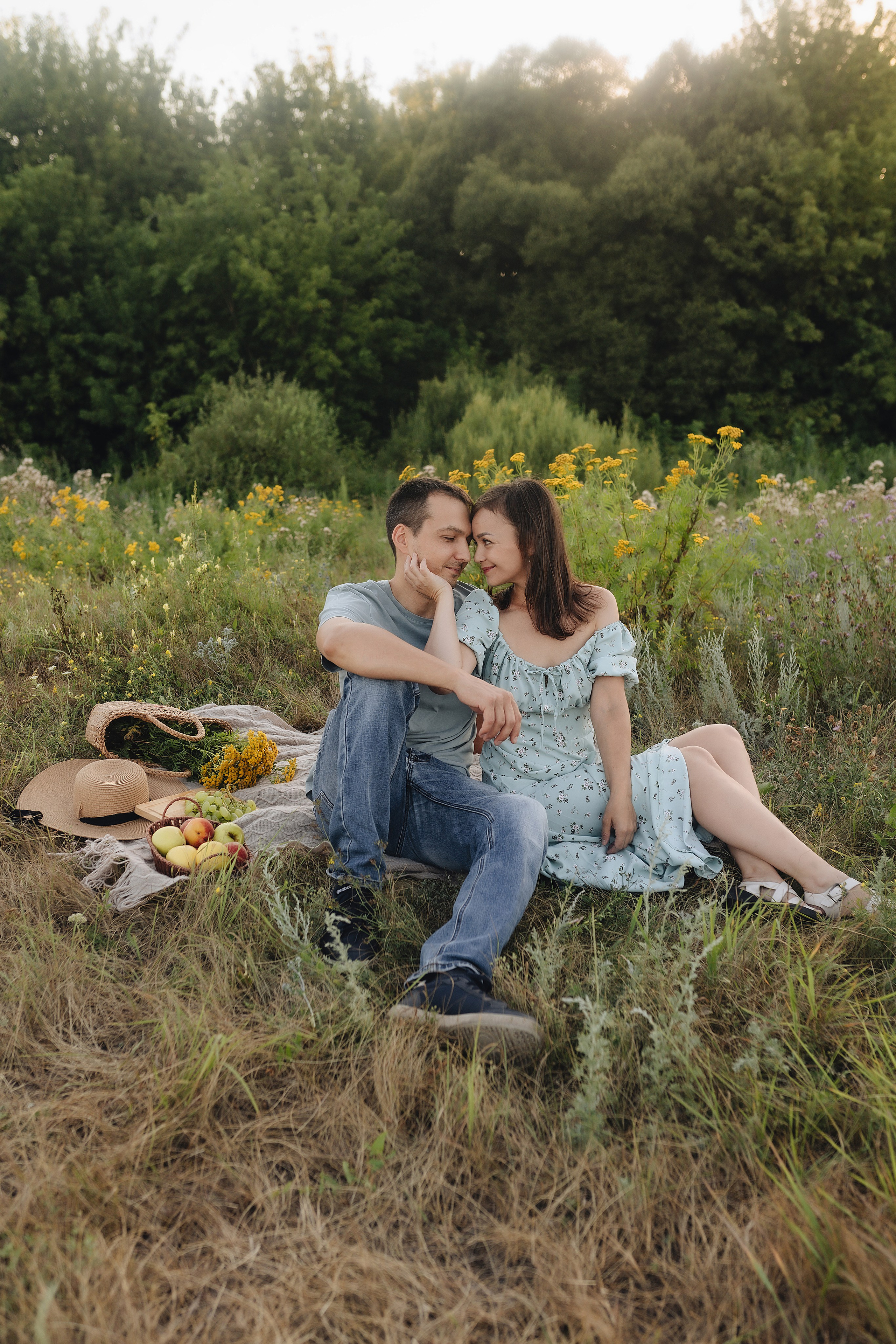 Семейная съемка на закате. Фотограф Карина Шмулёва. Воронеж и область