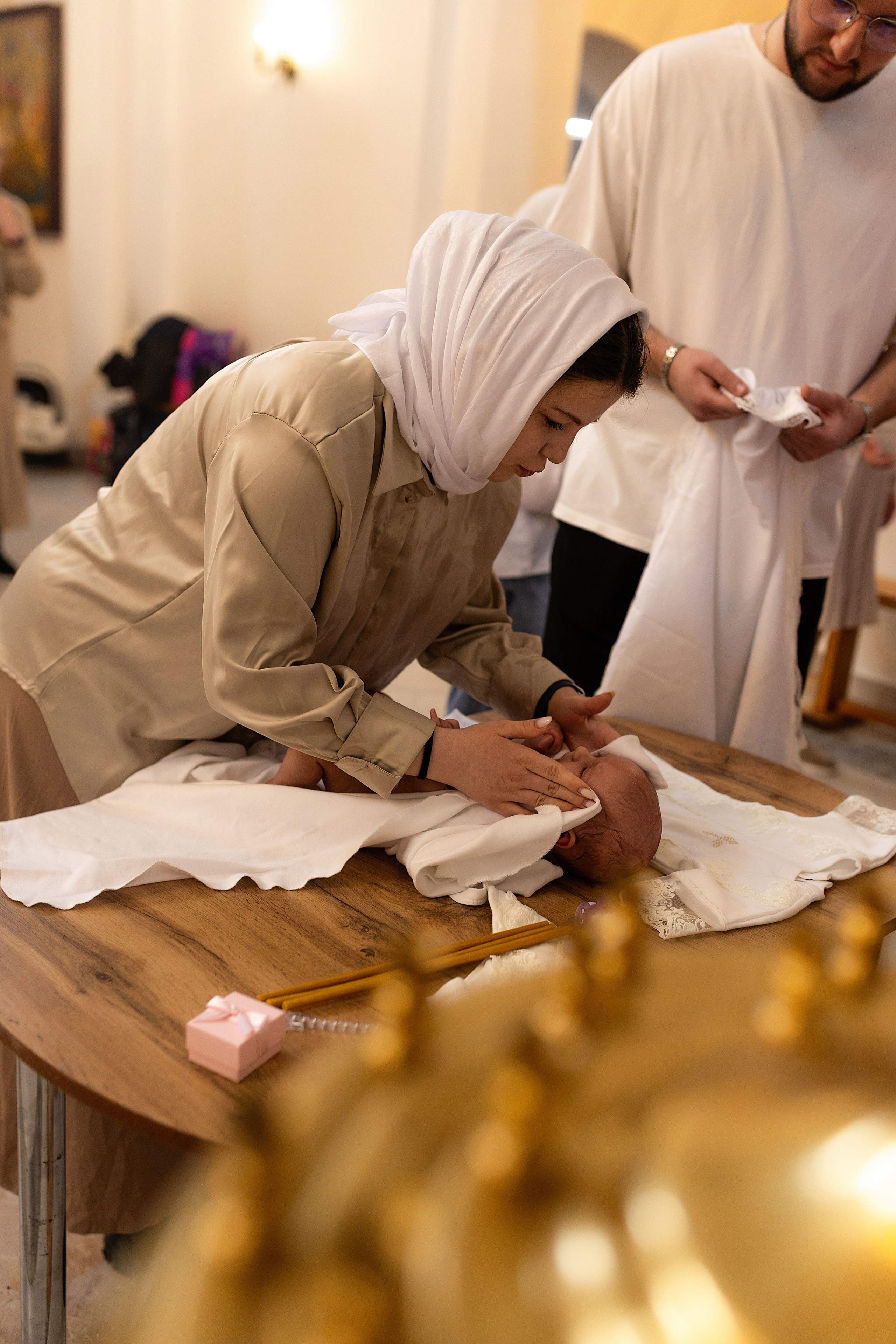 Таинство крещения Алисы. Фотограф в Железнодорожном и Балашихе