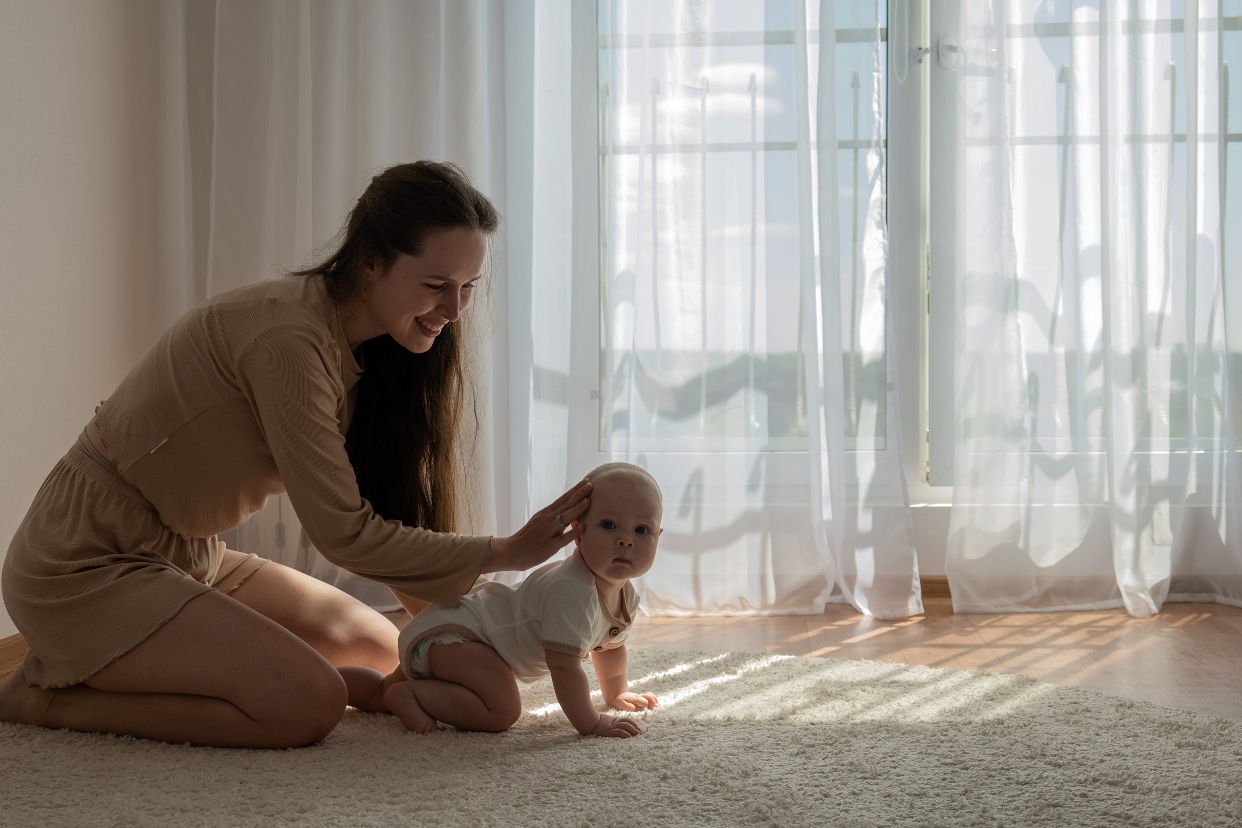 Мама и малыш 6 мес. Фотограф видеограф Ольга Василевская