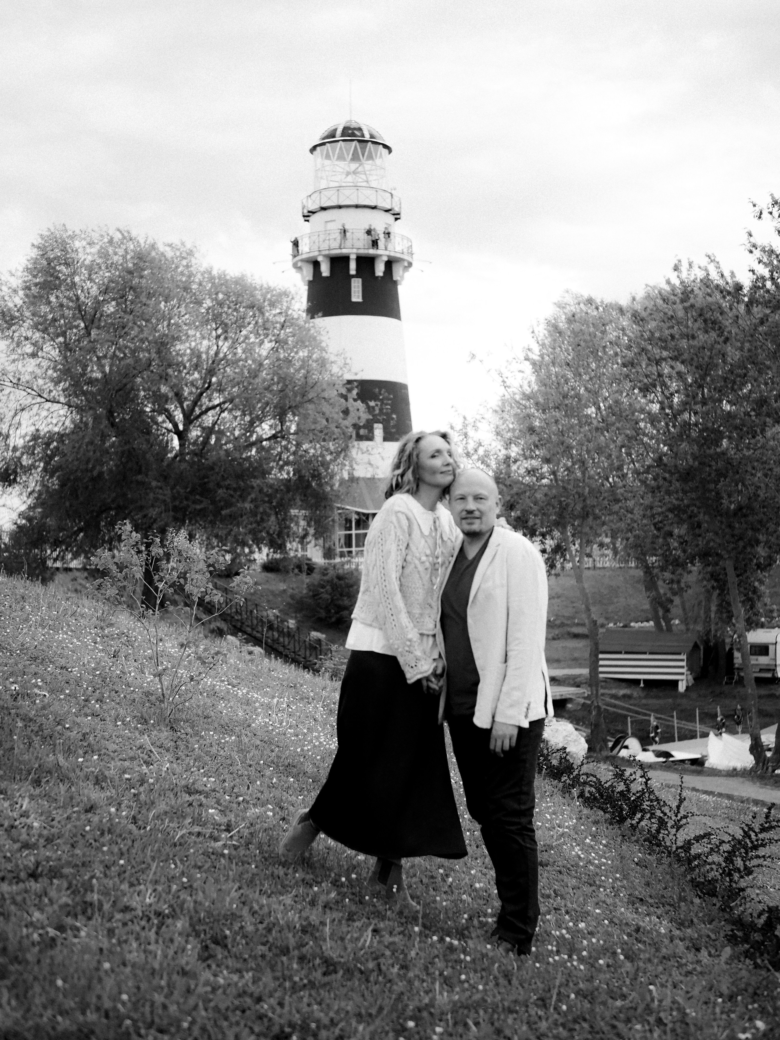 У маяка. Фотограф Рязань. Семейный Свадебный фотограф