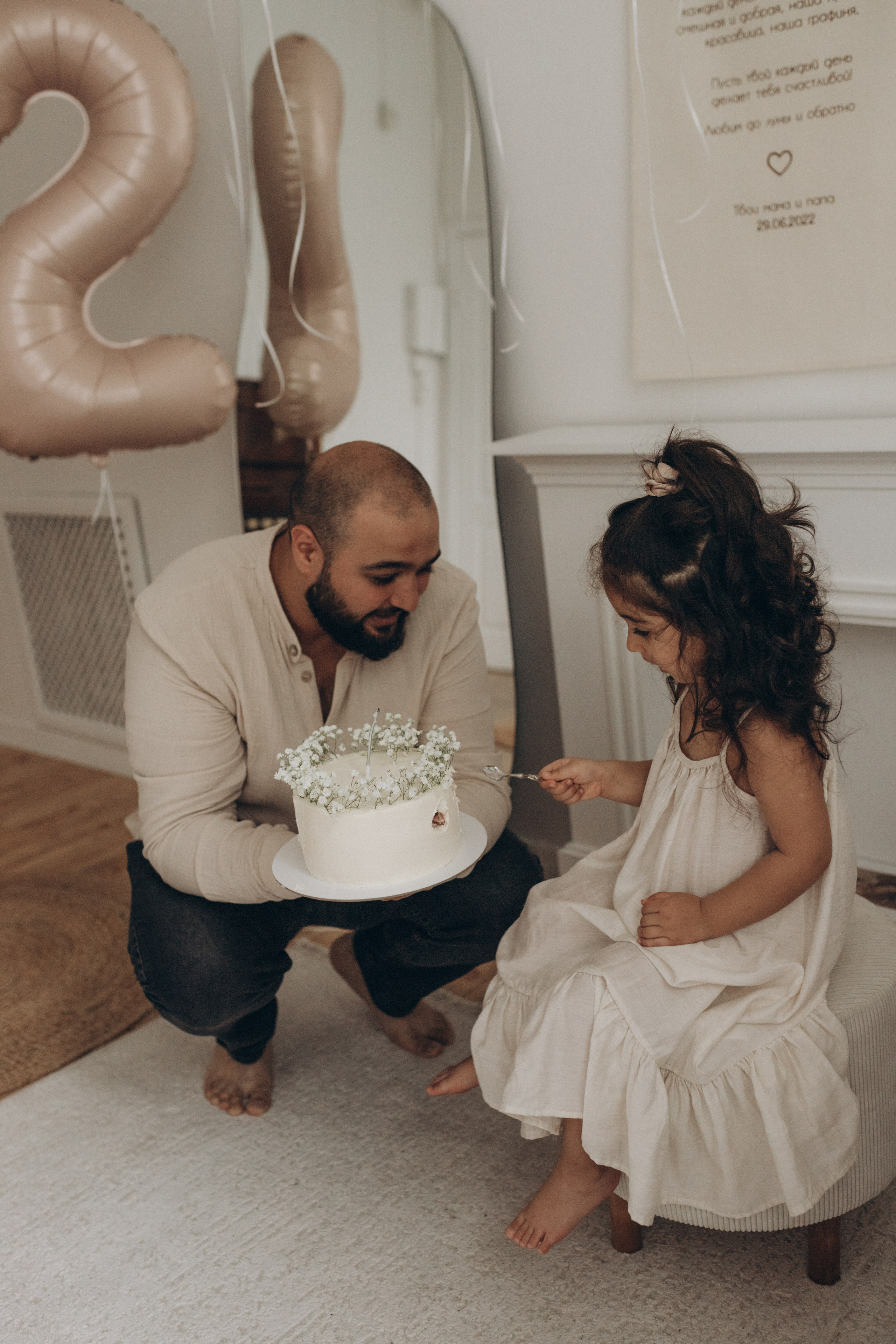 Есения 2 годика. Фотограф новорожденных в Тюмени