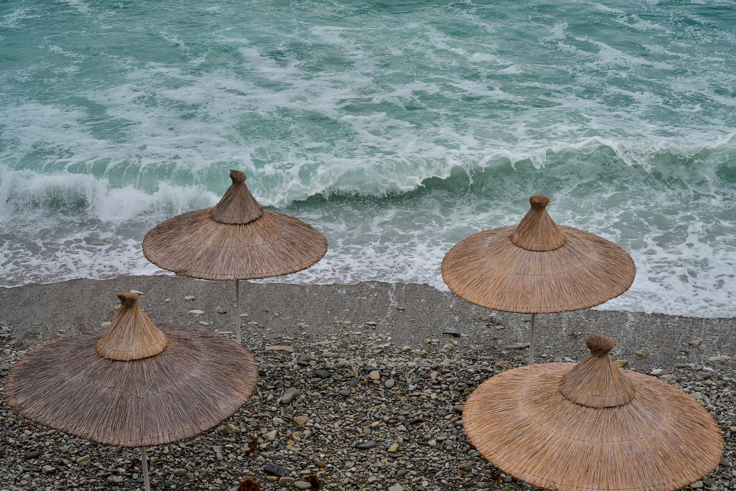 Геленджик, защитные зонтики от Солнца