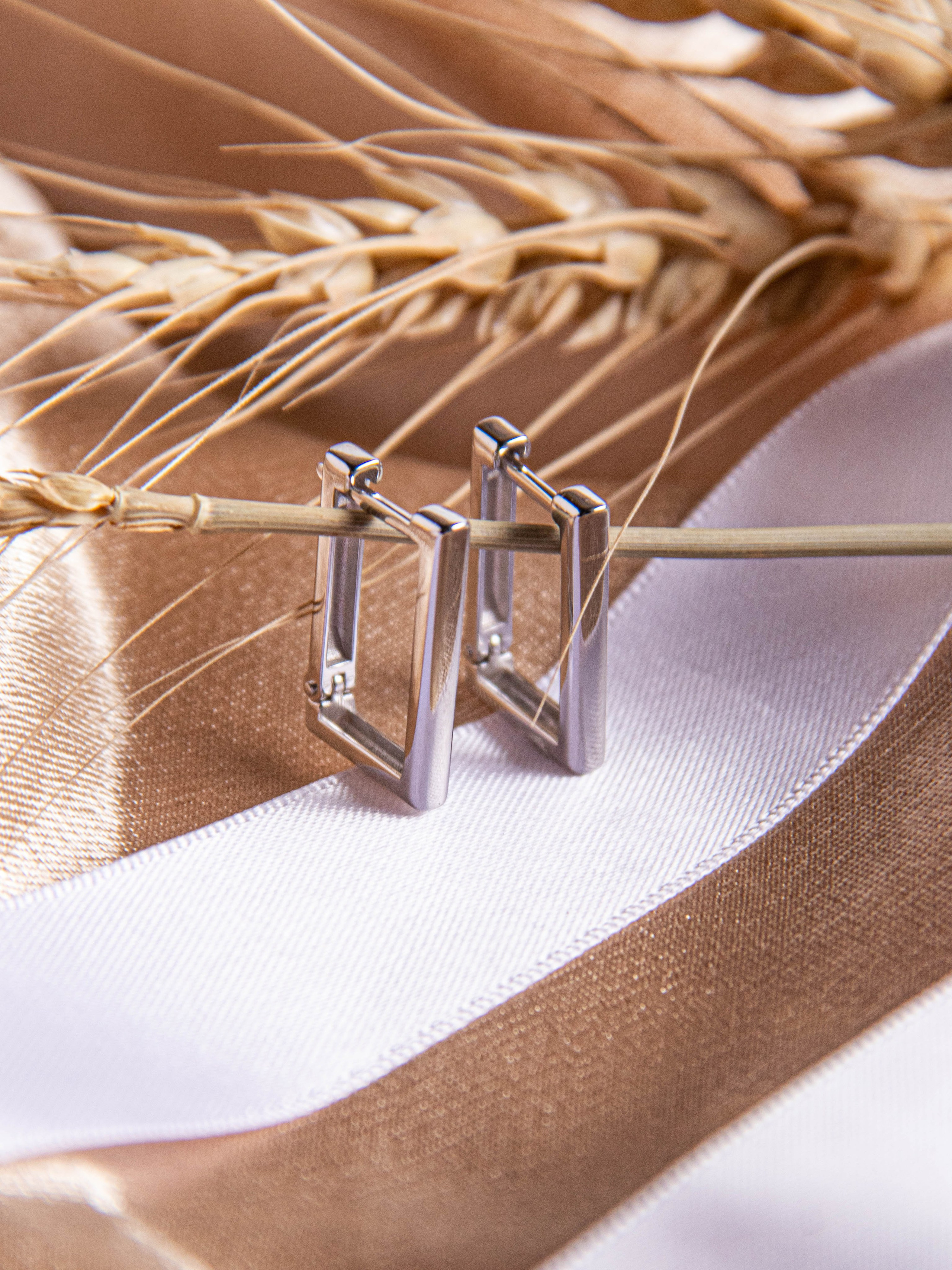 Серьги серебро. «Матрица»