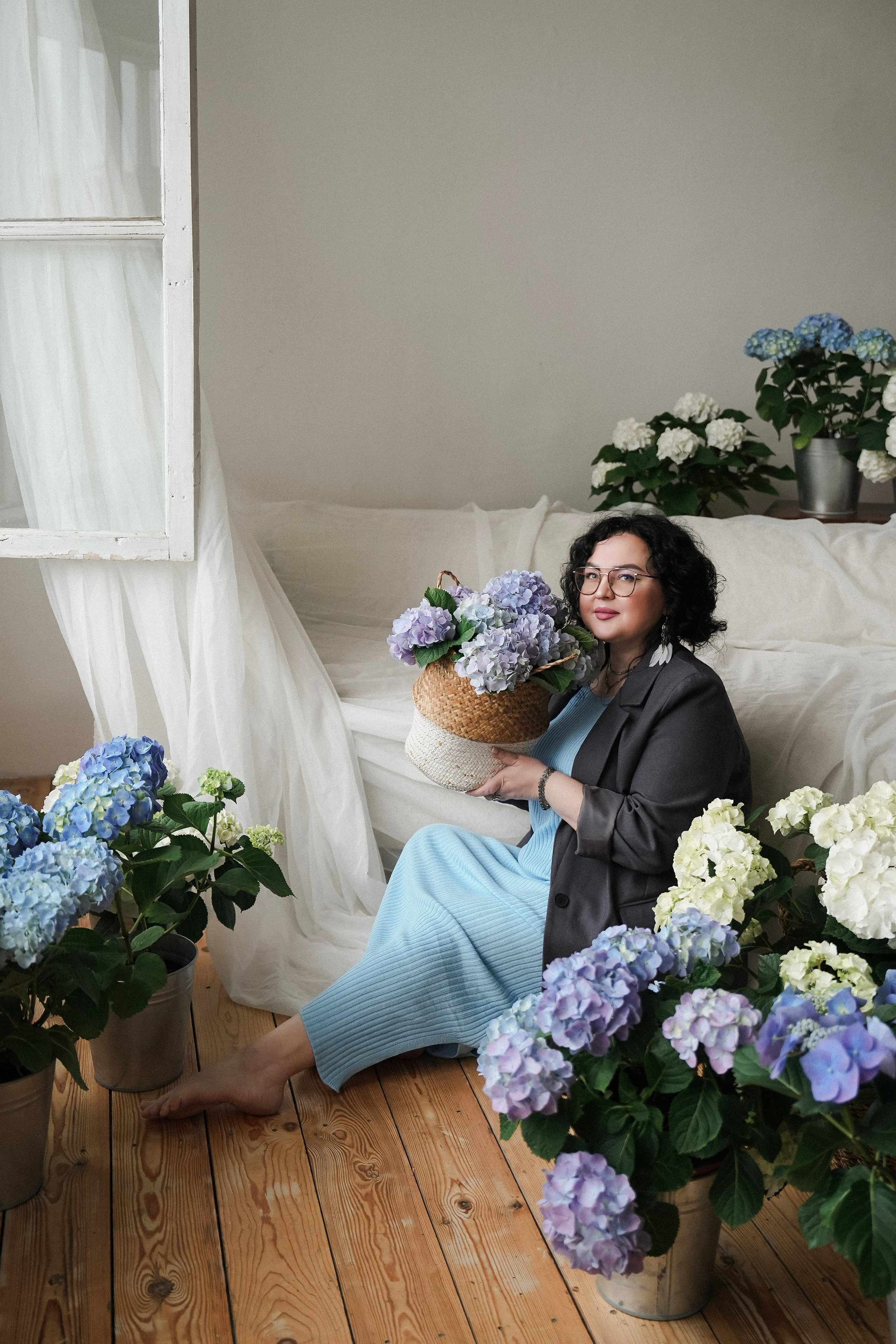 Фотодень в гортензиях. Фотограф с психологическим образованием