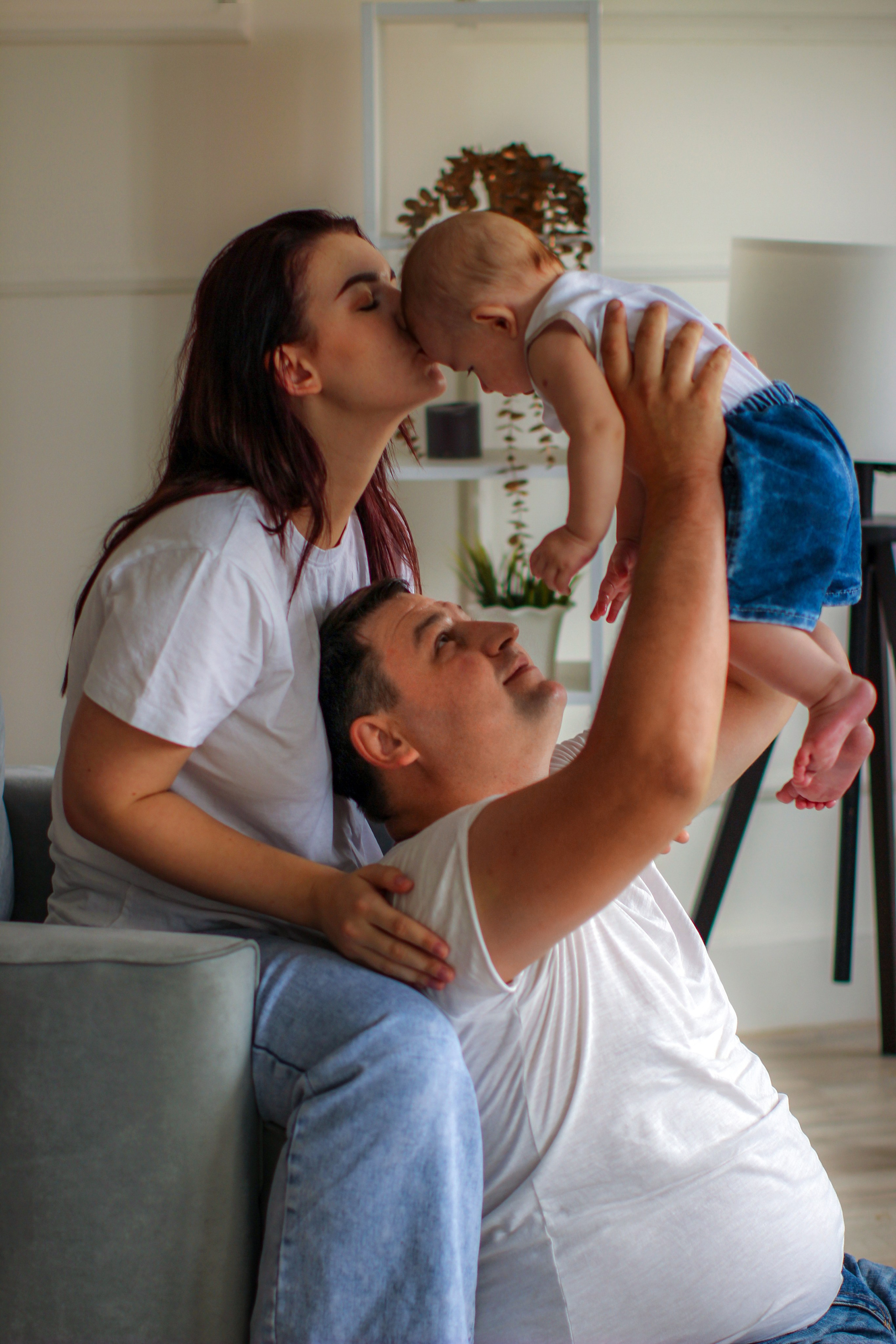 Роман, Елена и Матвей. Семейный и детский newborn фотограф в Ростове-на-Дону Наталья Лебедева