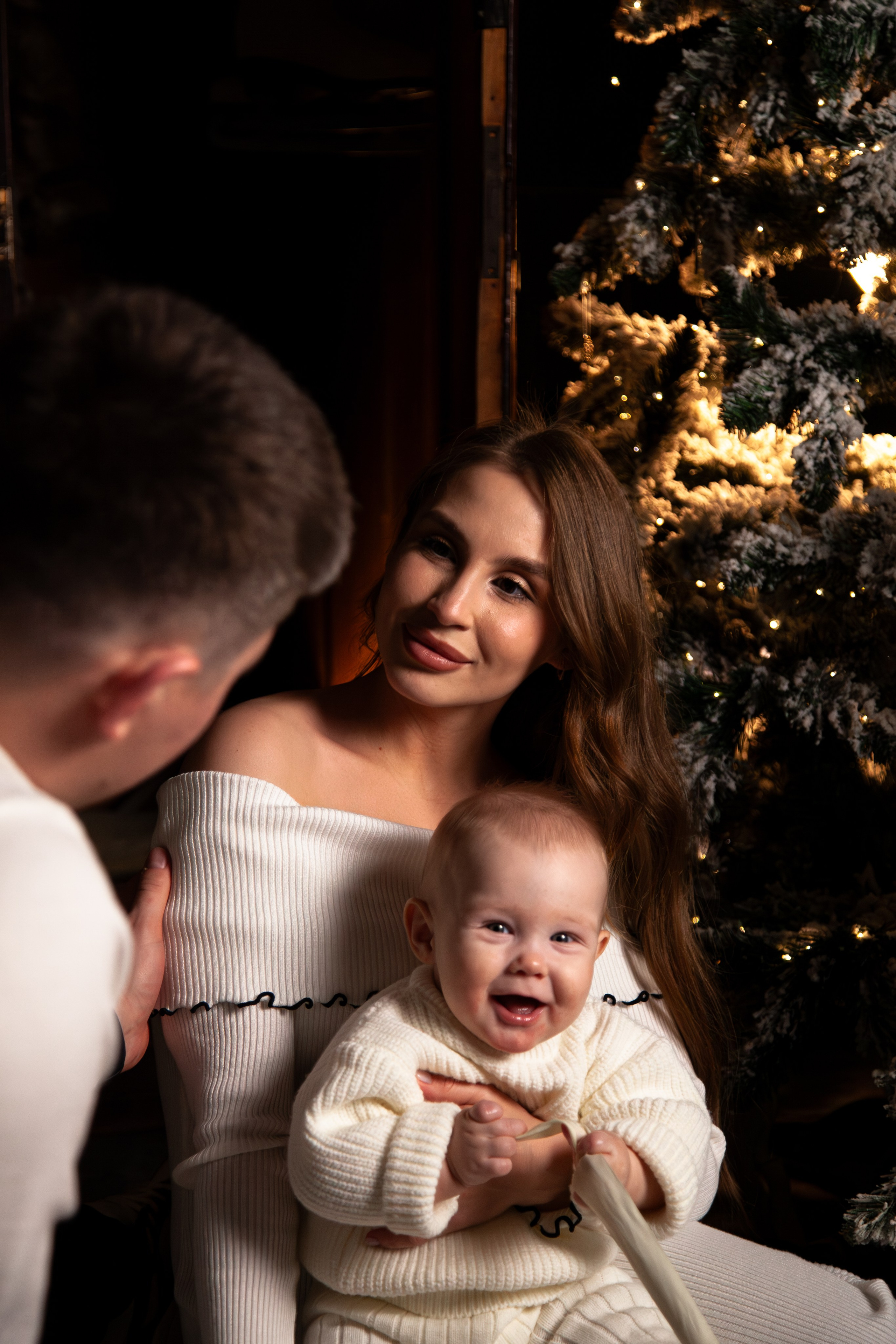 Семейная новогодняя фотосессия. Семейный и детский фотограф Ксения Батищева