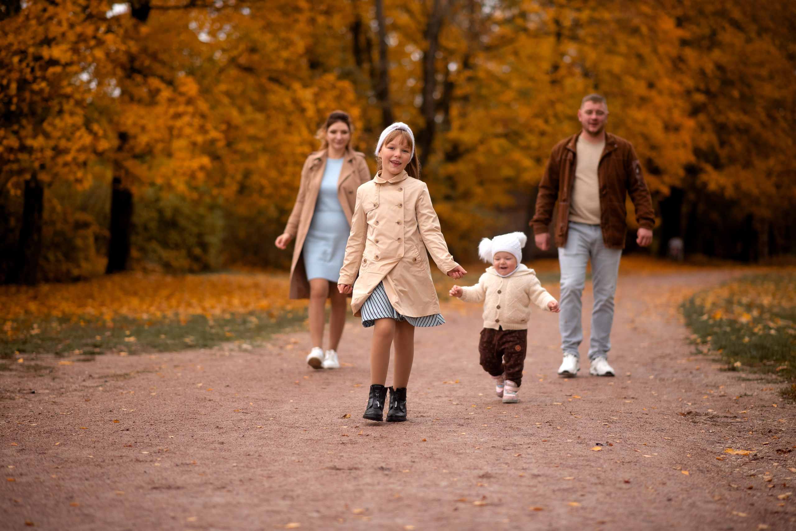 Семейная фотосессия в Ясной Поляне. Осень. Семейный и детский фотограф в Туле Светлана Воронкова