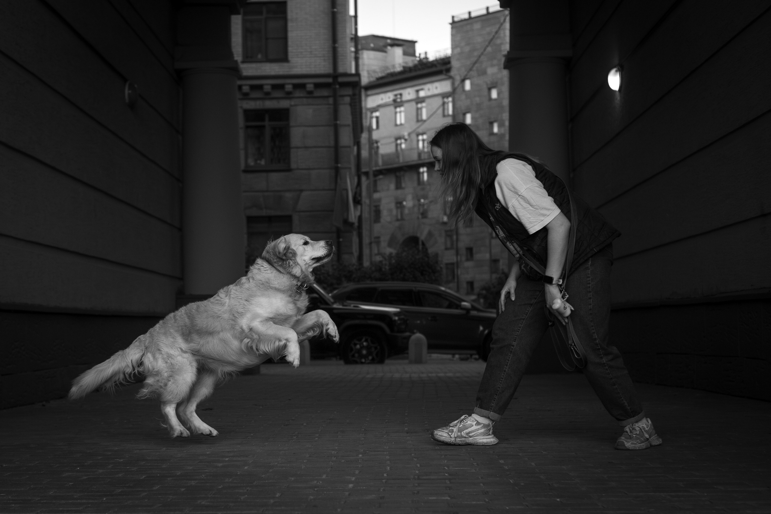 Юля и Мэй. Фотограф-анималист Мария Баркевич | Москва