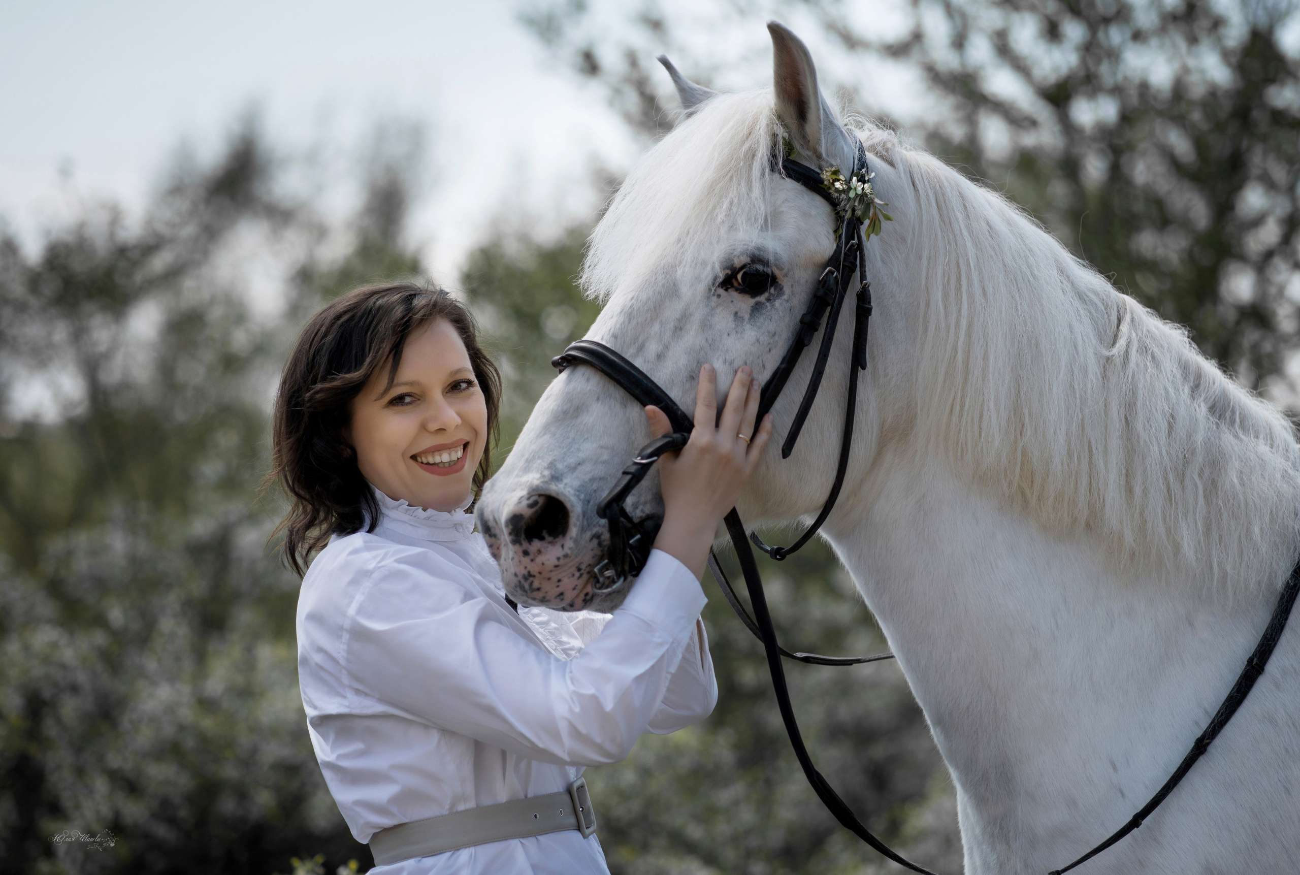 Семейная съемочка с Чингизом. Конный фотограф в Саратове Юлия Иванова