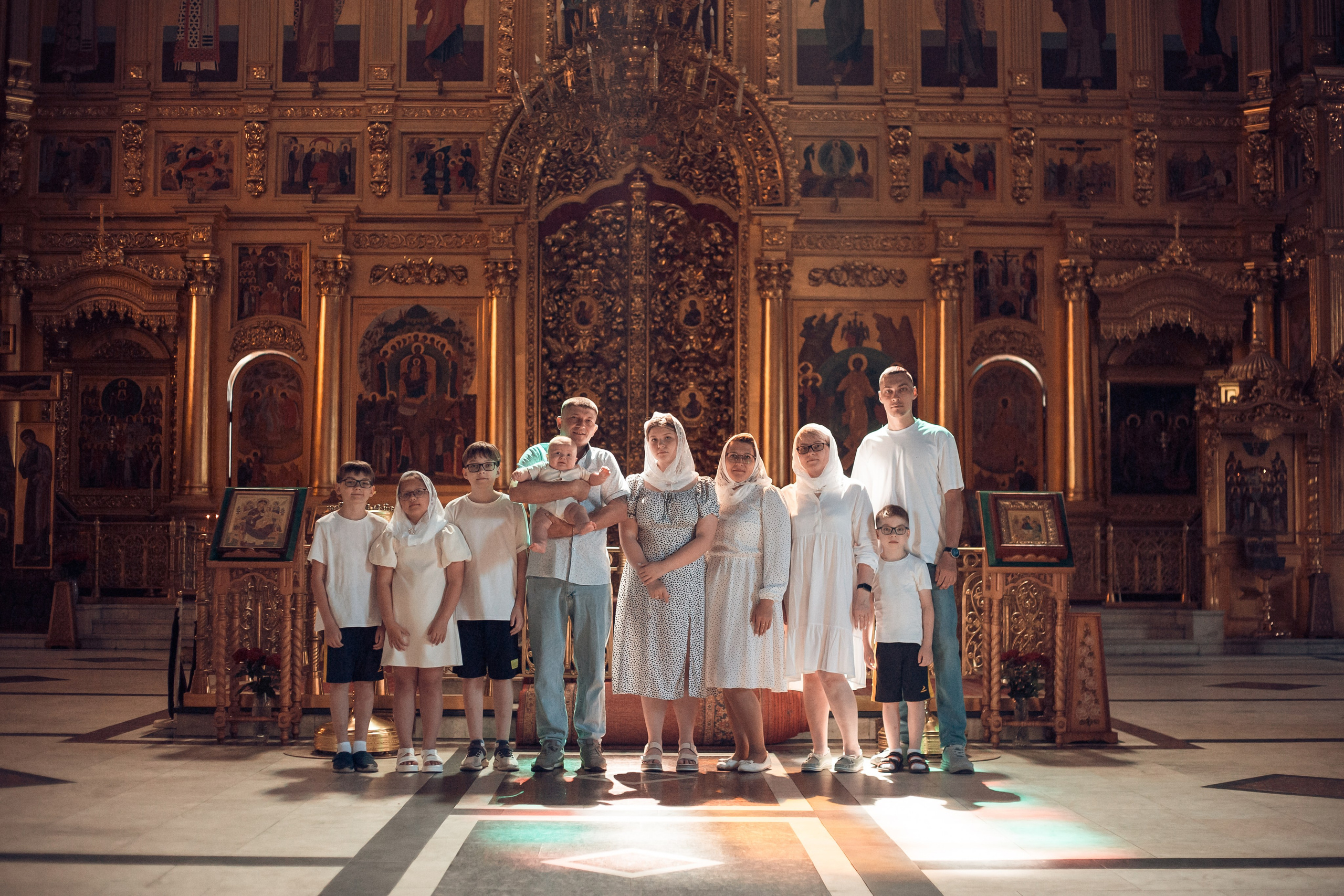 Крещение Дмитрия в Свято-Троицком кафедральном соборе Калуги