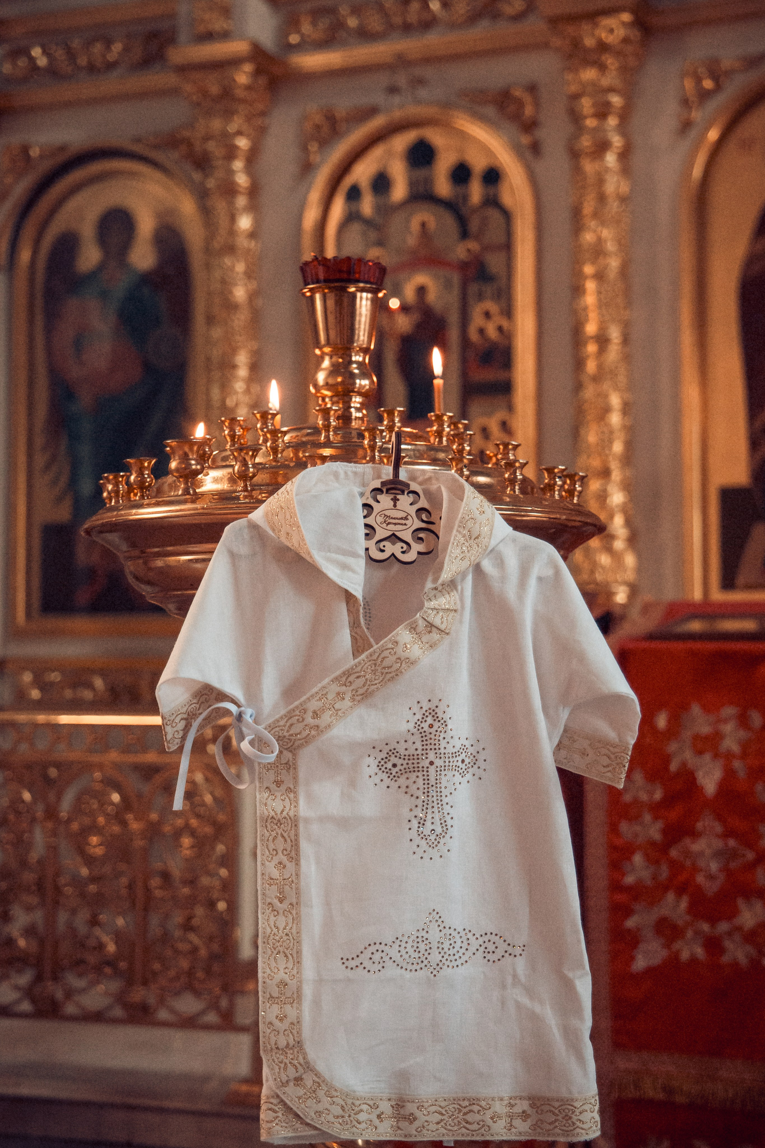 Крещение Сергея в храме Успения Богородицы с. Истомино