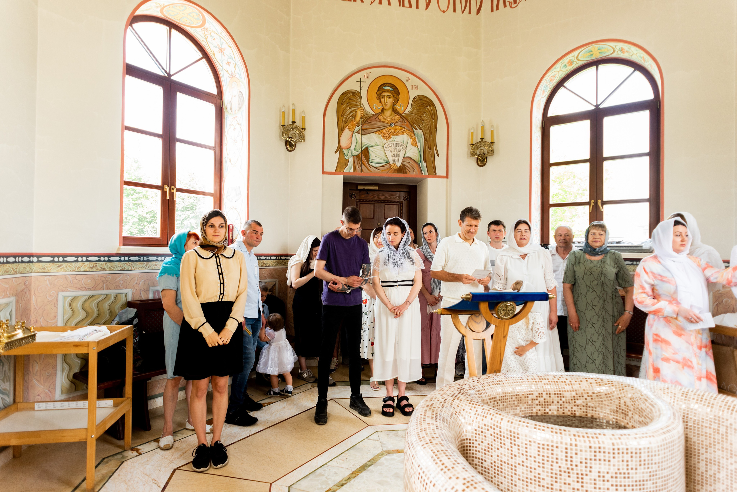 Крещение Ники. Фотограф Юлия Попова