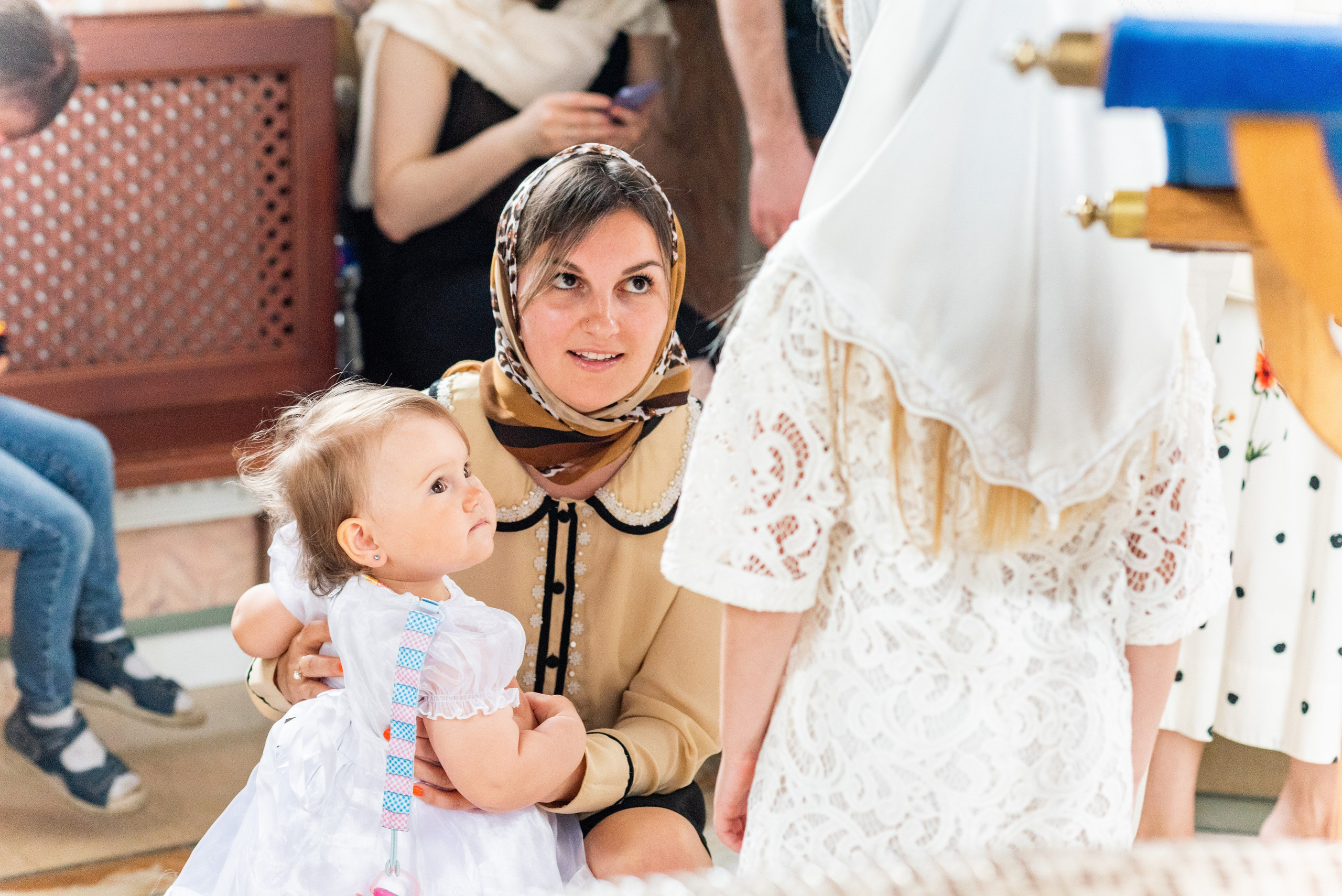 Крещение Ники. Фотограф Юлия Попова