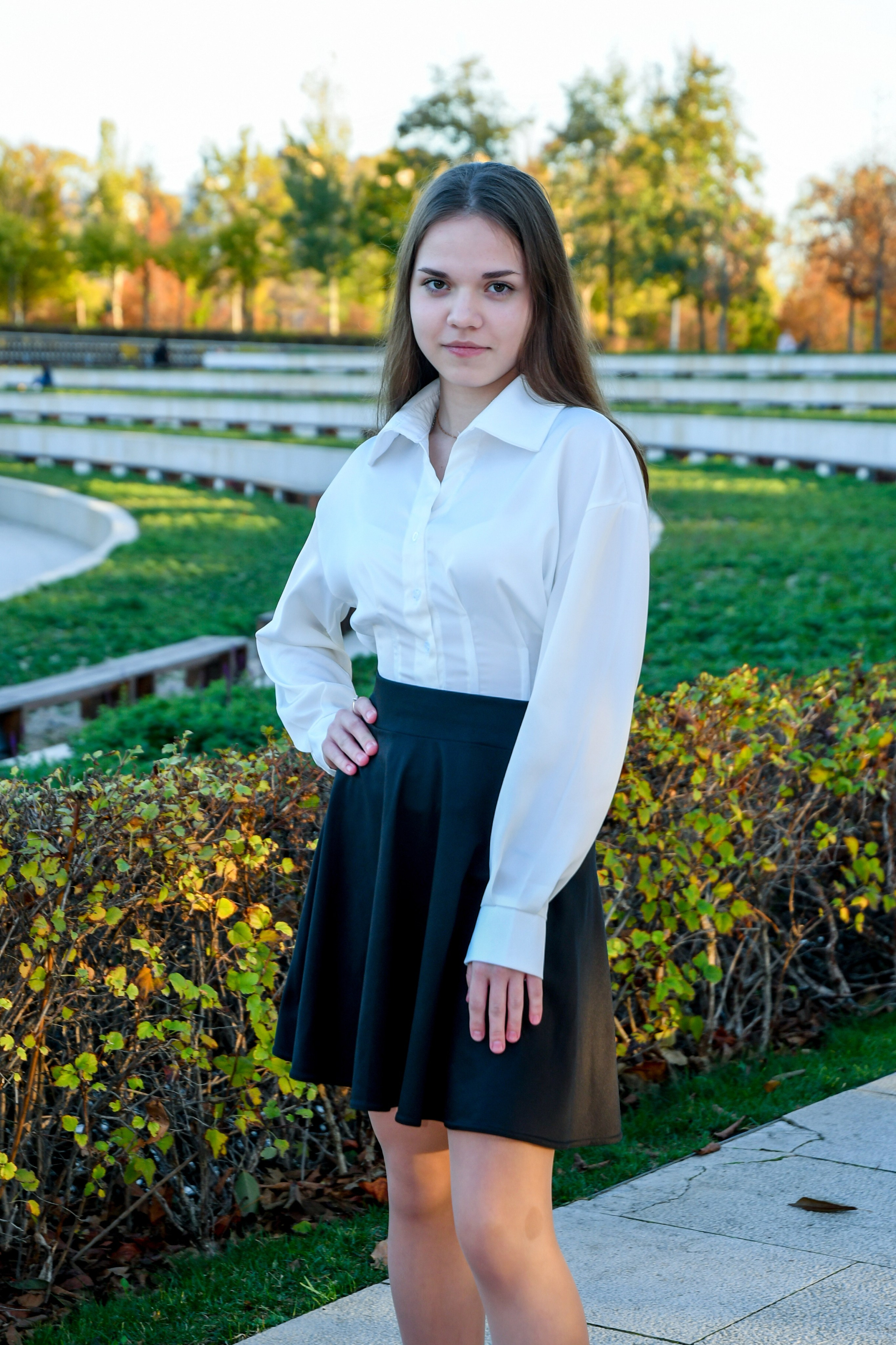 Фотосессия для выпускных альбомов в парке Галицкого. Вячеслав Скрипник Фотограф Краснодар