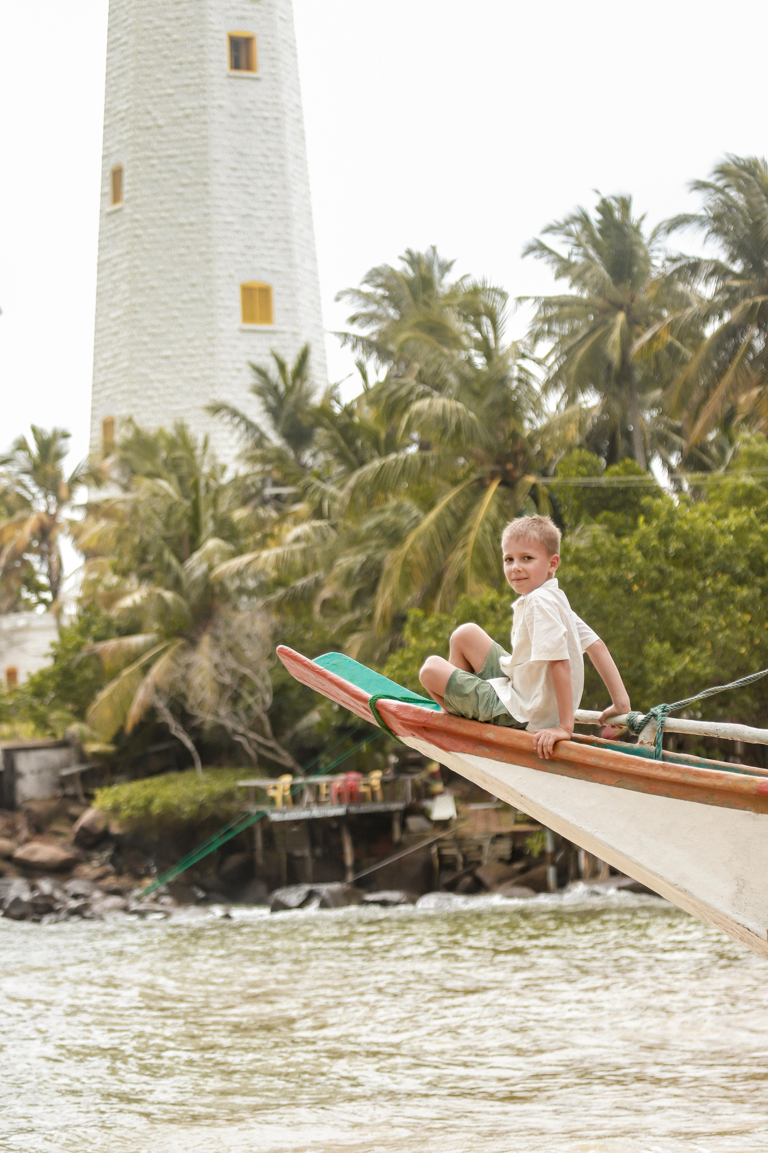 На маяке. Фотограф на Шри-Ланке