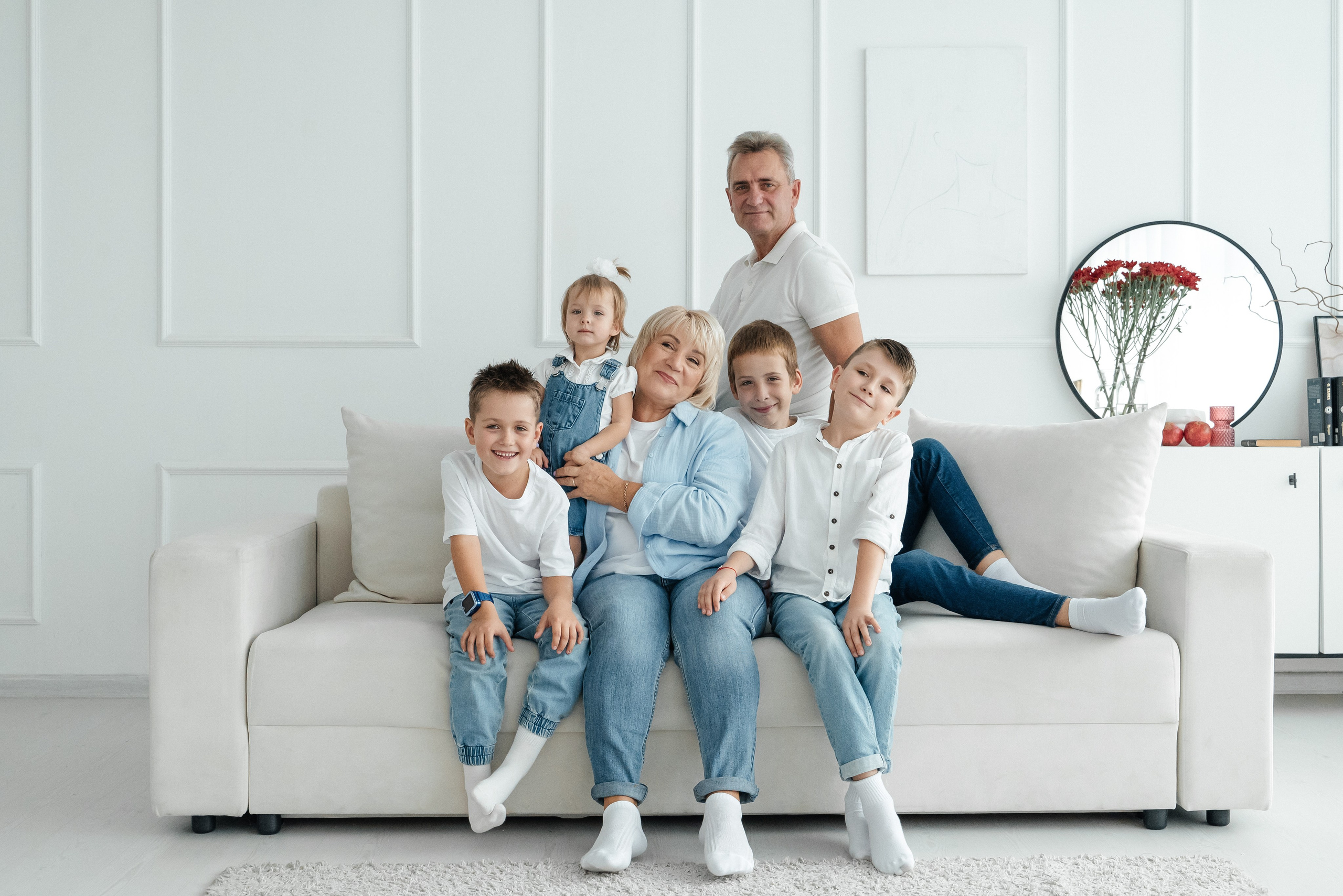 Съёмка большой семьи. Семейный фотограф в Минске Дарья Дреко