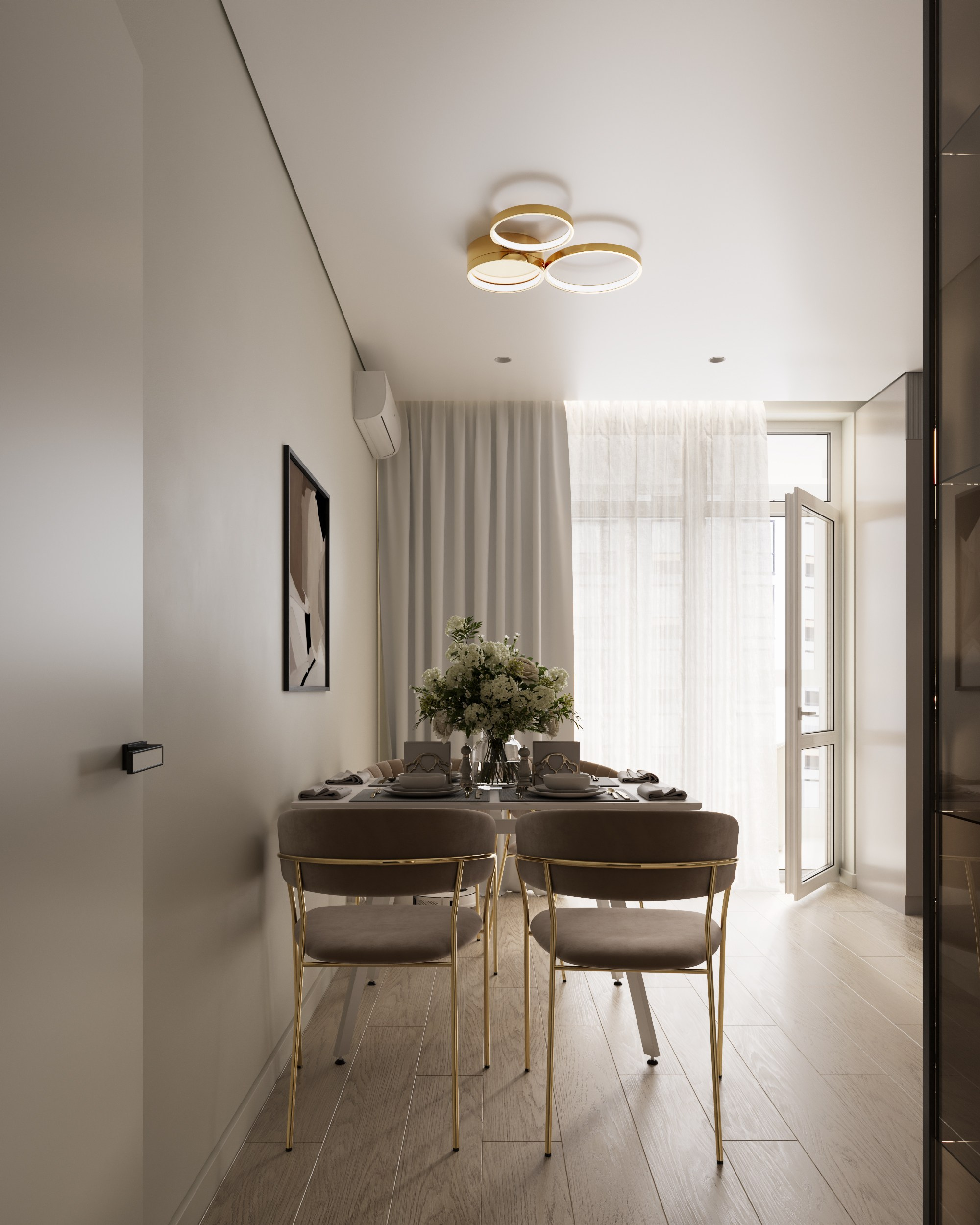 Квартира 70 кв. м. для семьи с ребенком ЖК «Смартполет». Дизайнер интерьеров Ростов-на-Дону Кристина Карпенко