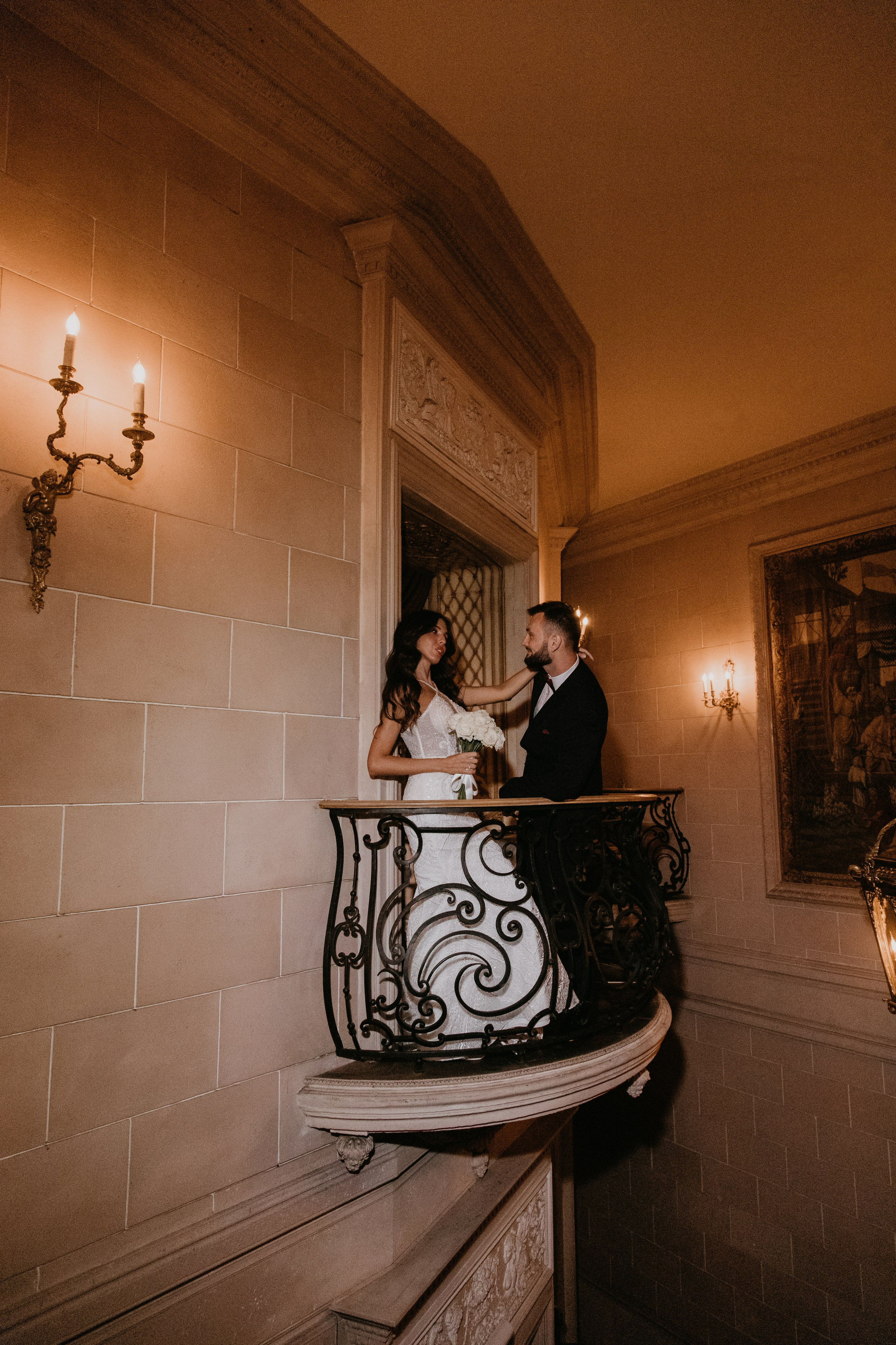 Свадебная фотосессия Амины и Антона в ресторане «Турандот». Фотограф Александра Сыщенко