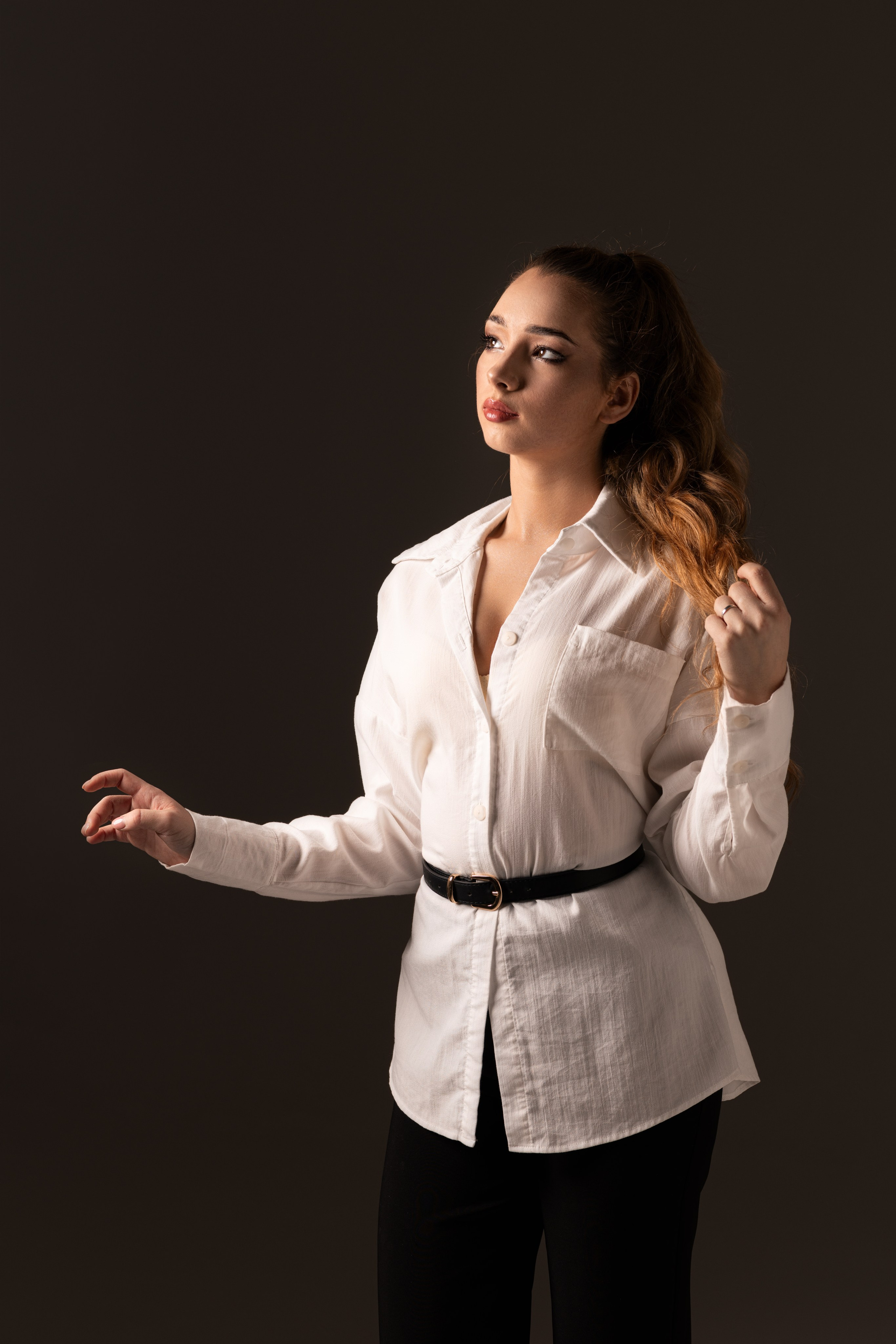 Студийная съемка с Полиной на циклораме в формате для «себя». Дмитрий Шульгин, портретный фотограф в Воронеже