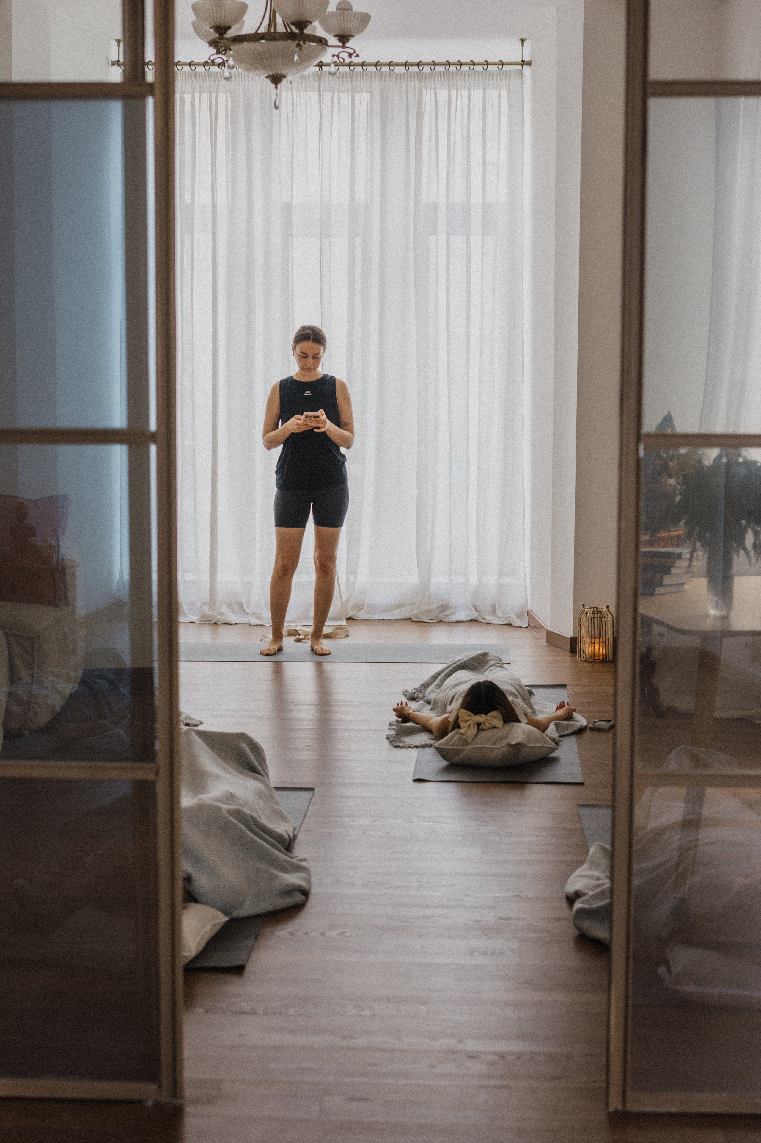 Йога на Патриках. Фотограф в Москве Ангелина Ким