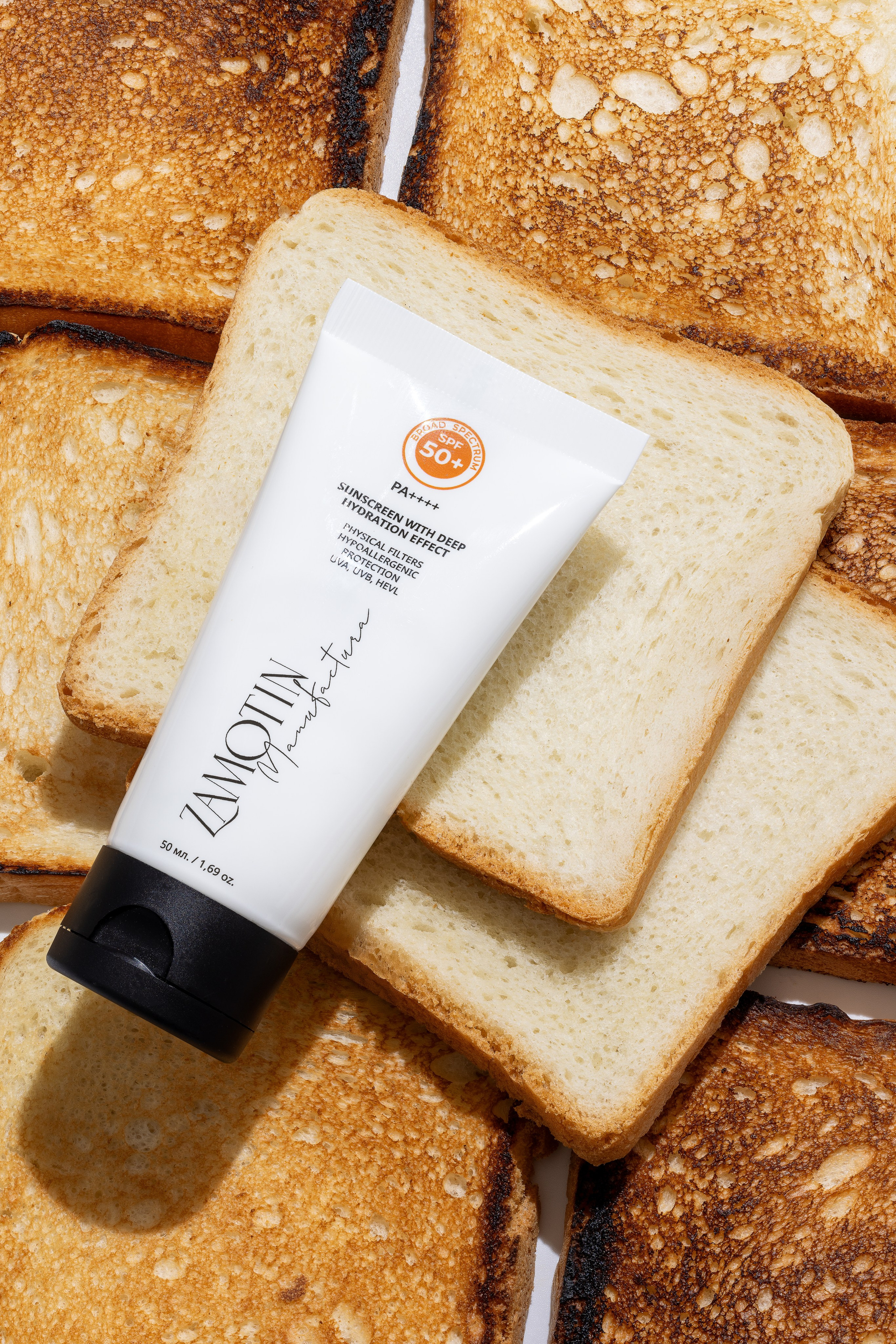 Zamotin manufacture SPF 50+. Юлия Космо — фуд и предметный фотограф, Москва