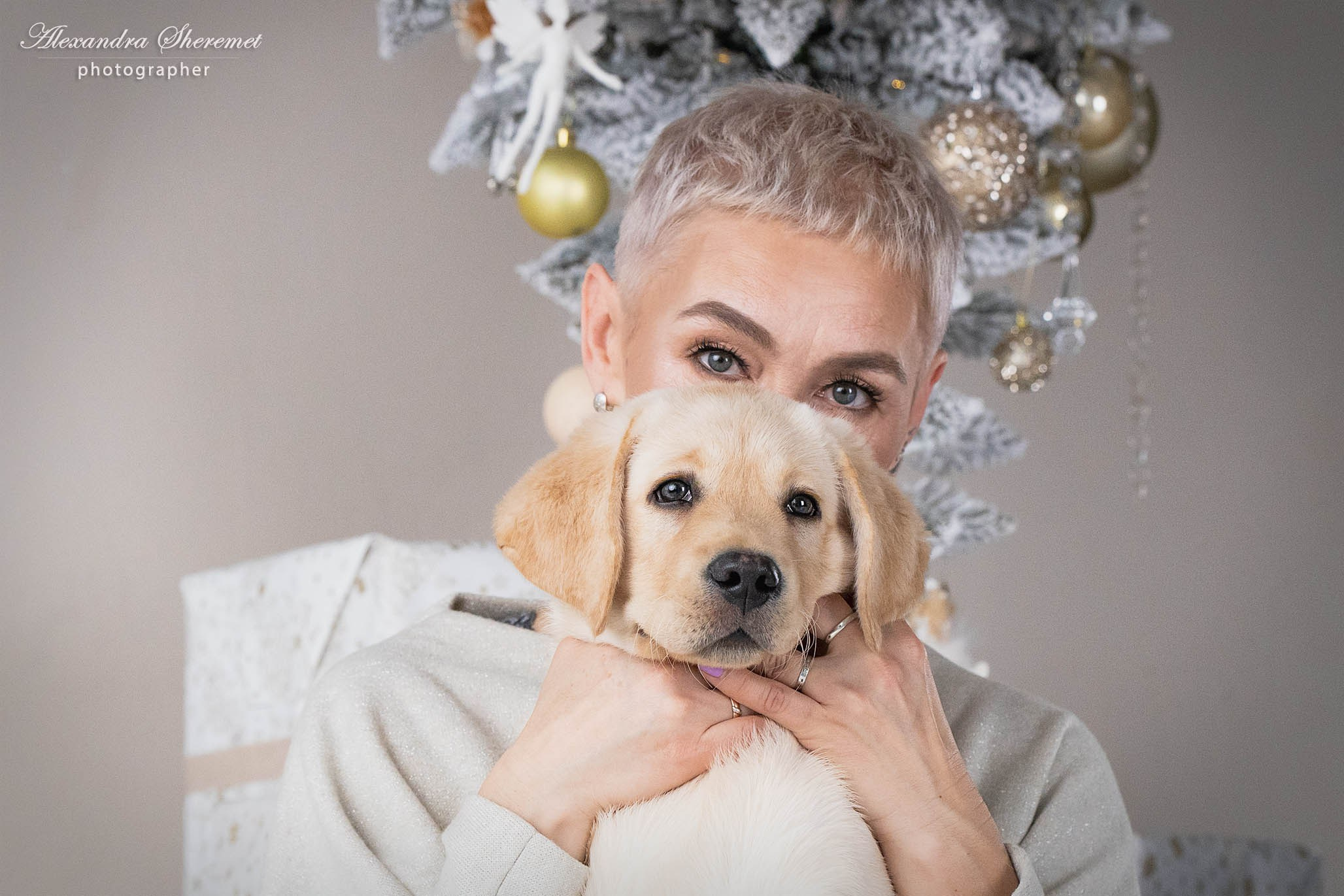 Оксана & лабрадор. Фотограф-анималист Александра Шеремет