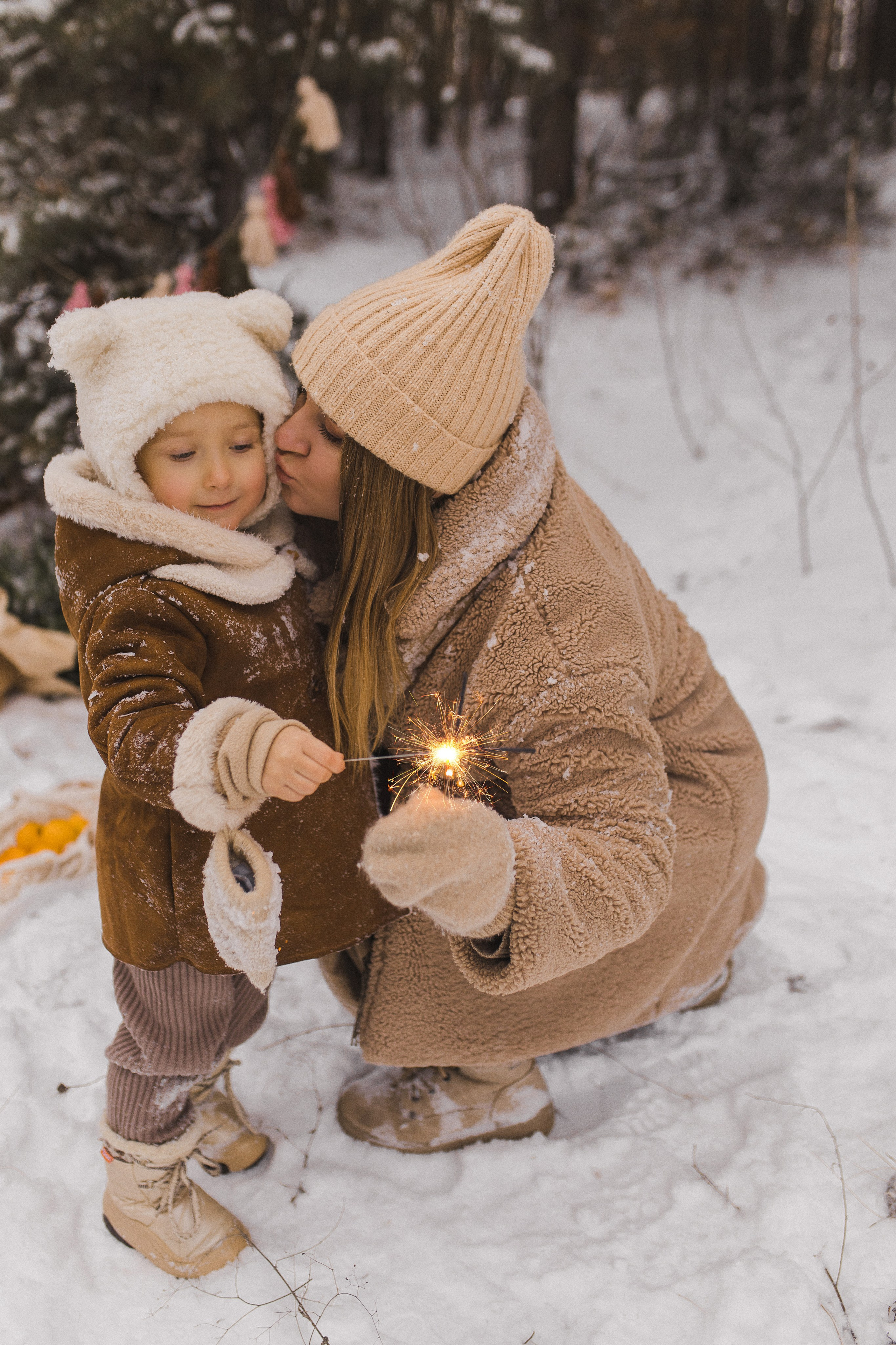 Зимние Даша и Кирюшка. Свадебный и семейный фотограф в Белгороде Евгения Курочкина