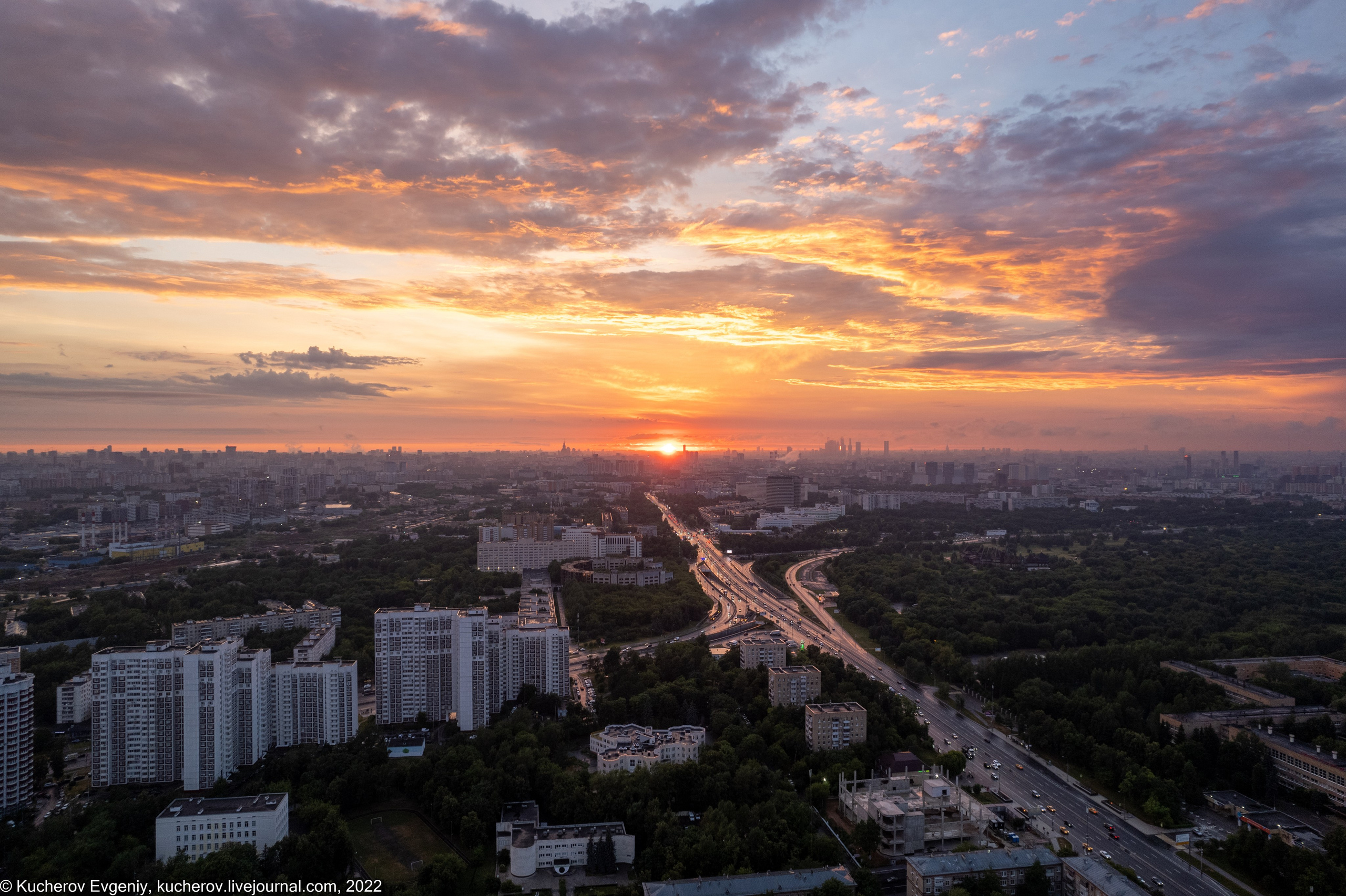 Закат. Кучеров Евгений. Фотограф