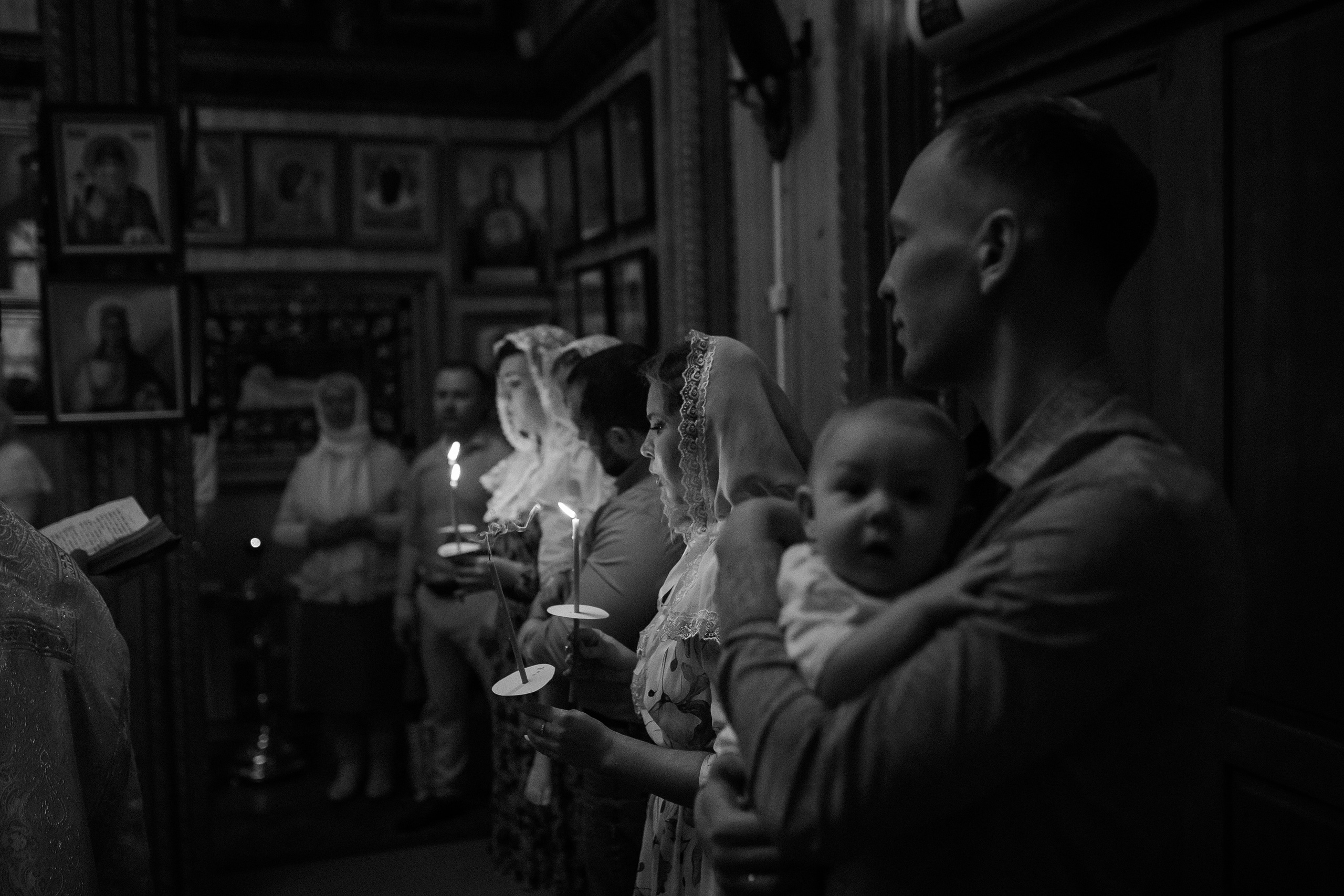 Крещение Таисии и Льва. Храм в честь Святителя Николая. п.Белый Яр. Семейный фотограф в Сургуте