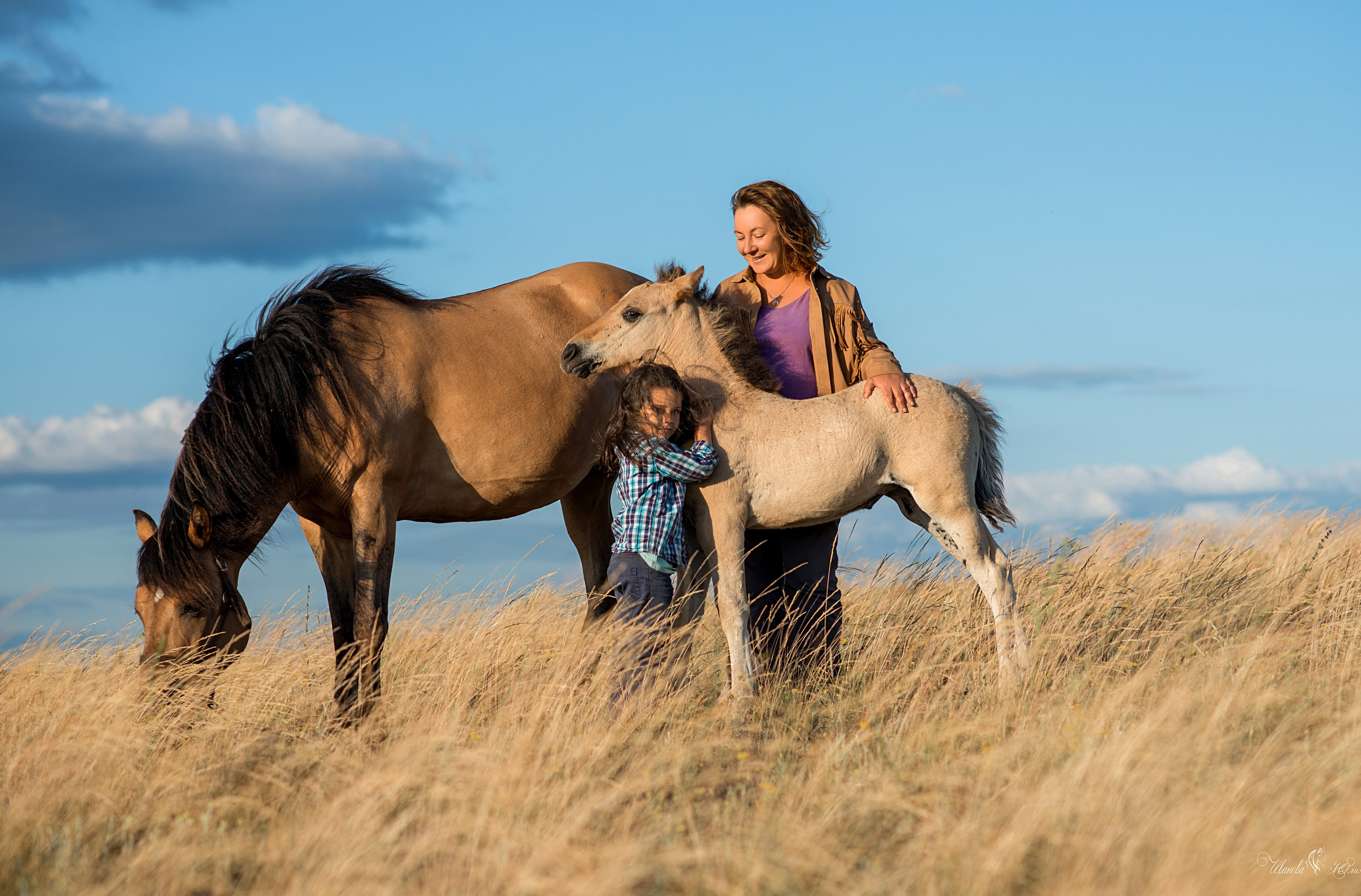 Семья Василия и Натальи. Конный фотограф в Саратове Юлия Иванова
