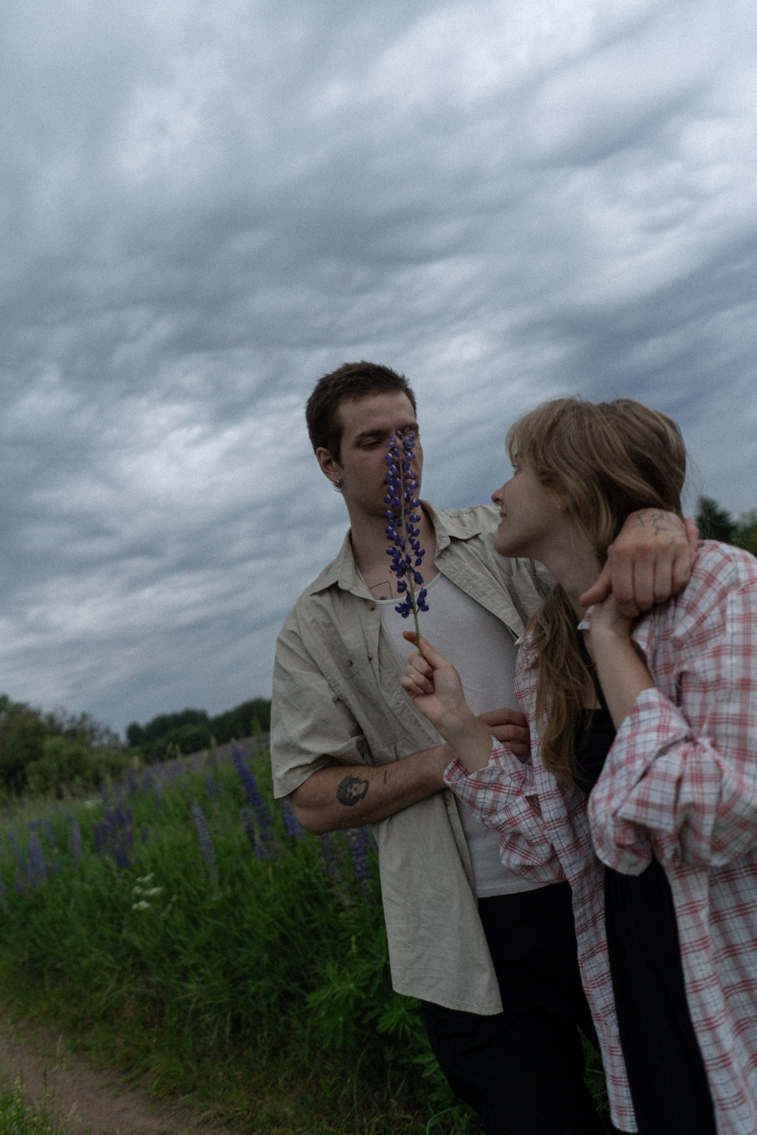 В поле люпинов. Фотограф Елизавета Потешкина