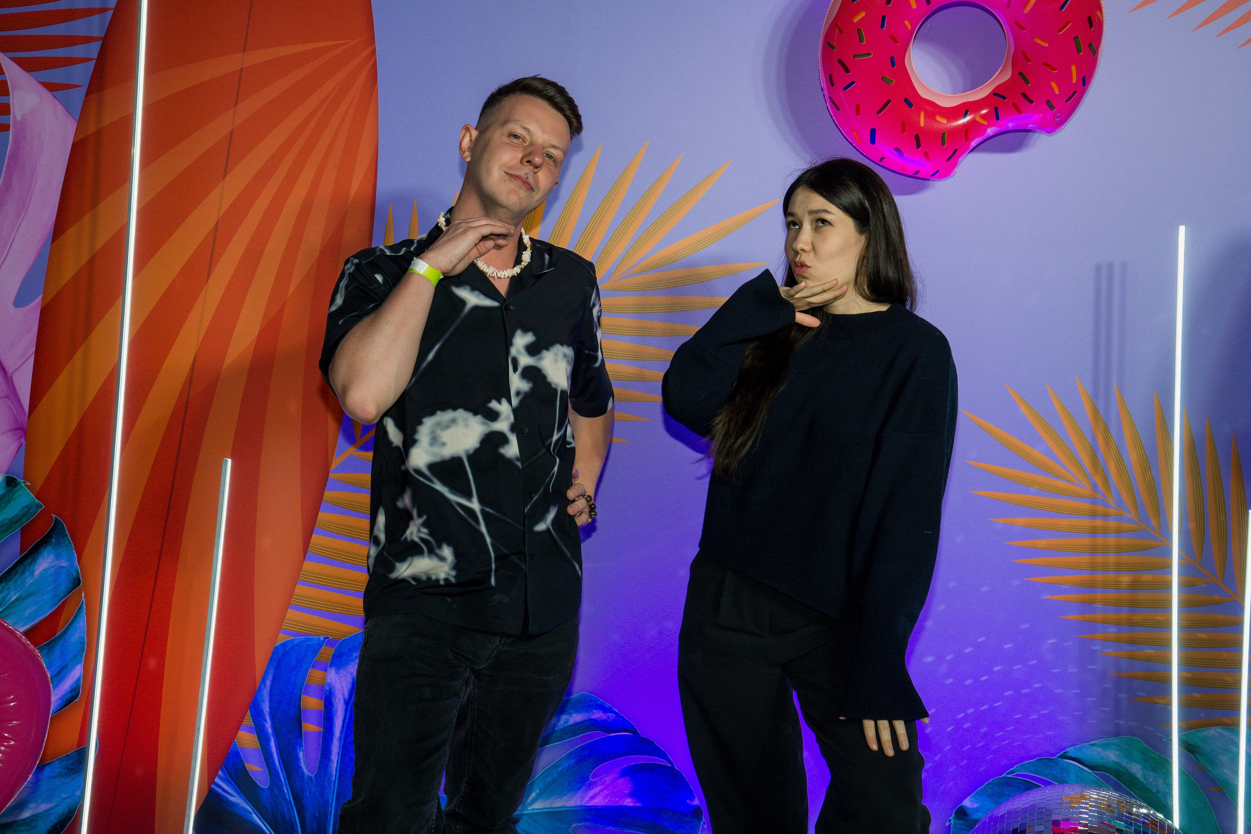 МТС корпоратив Гавайская вечеринка. Фотограф