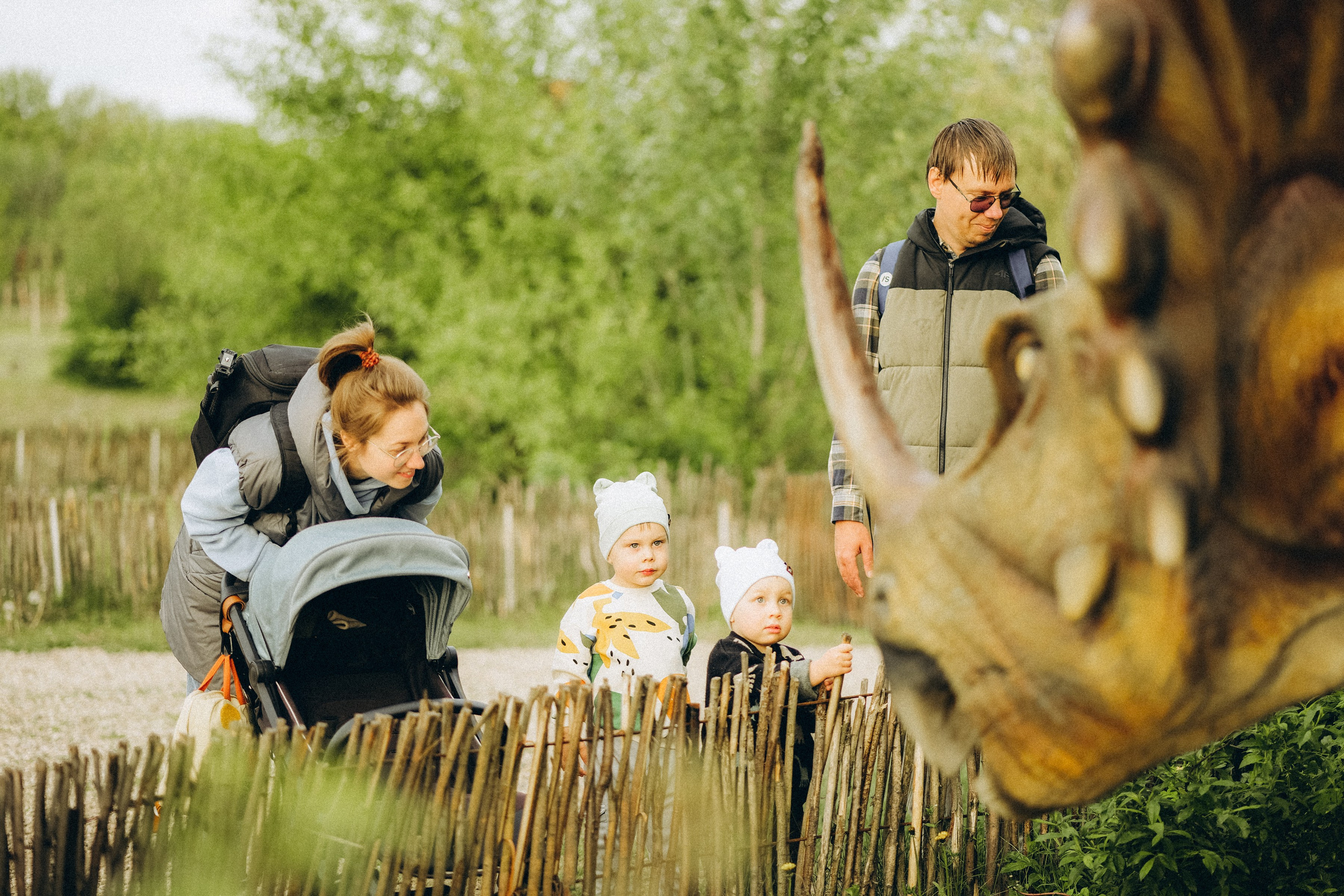 Семейная прогулка в Динопарке