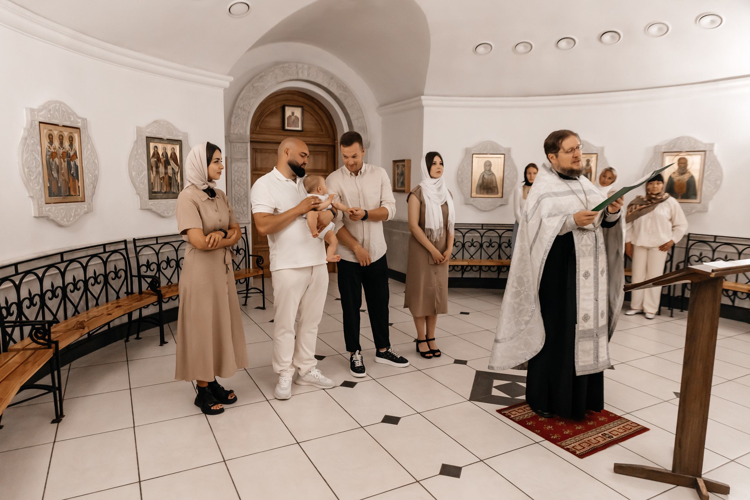 Крещение Ксении. Семейный фотограф Минск Усова Ольга