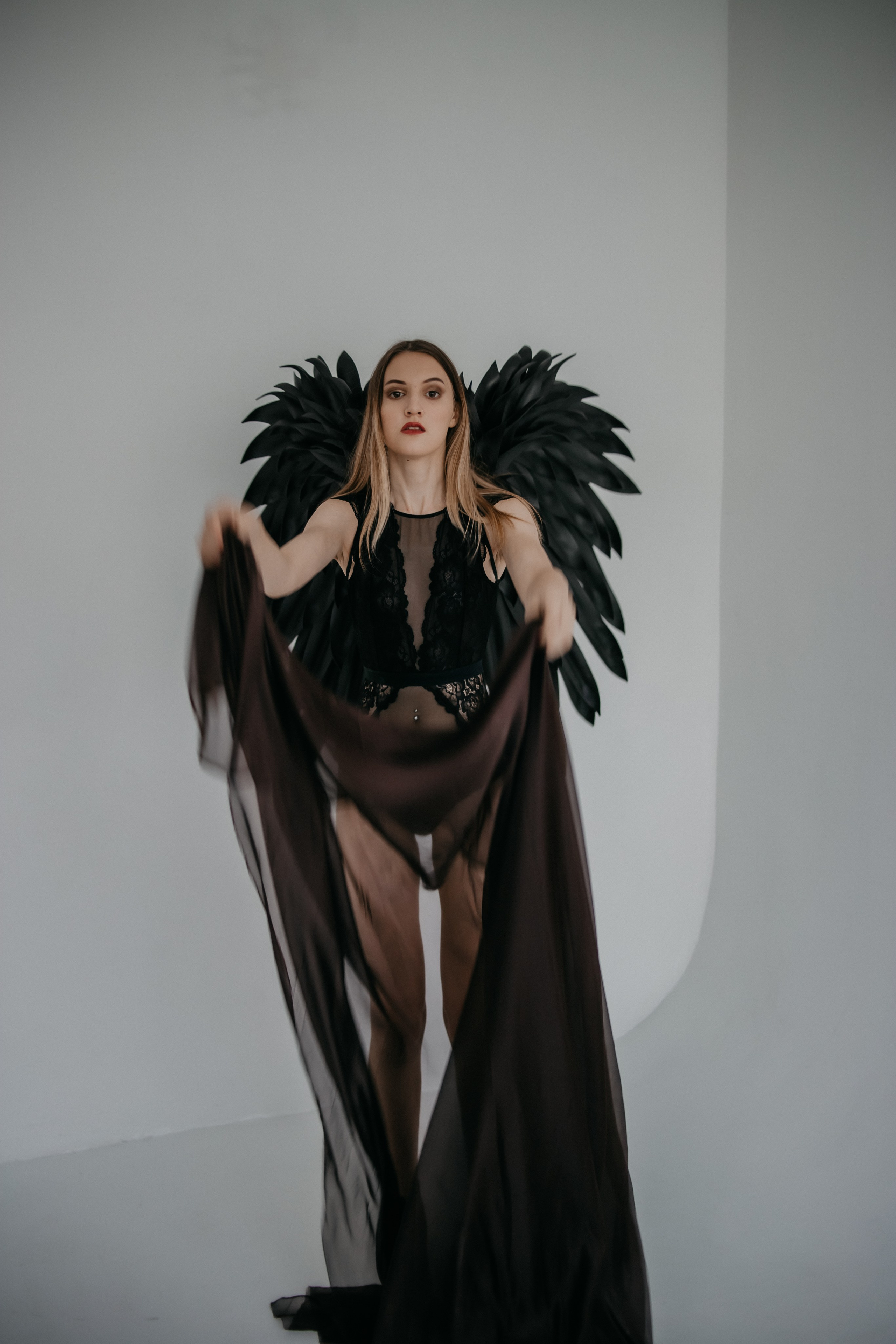 Татьяна. Черный ангел. Фотограф Регина Крикунова г. Красноярск