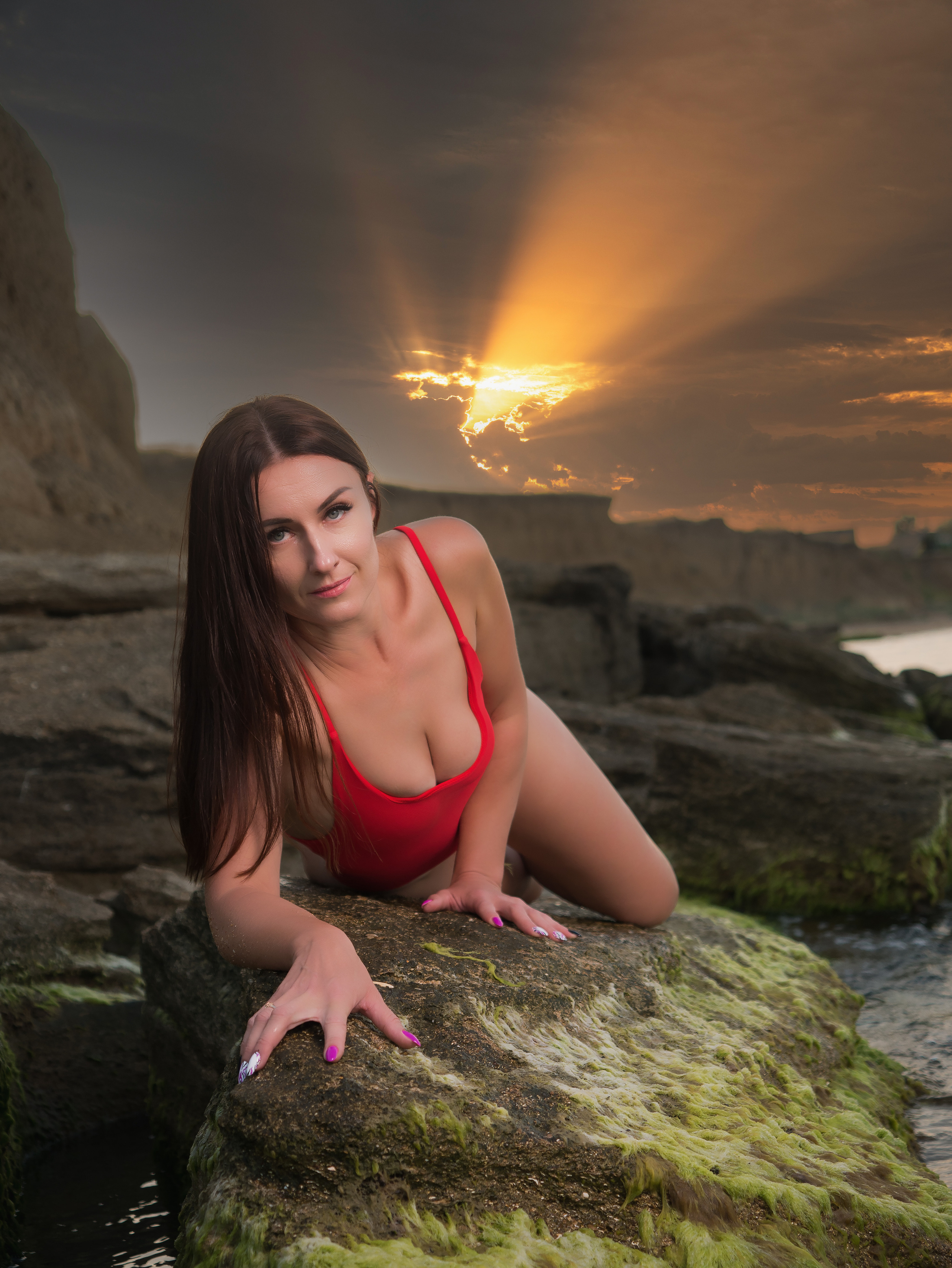 Фотосессия на море для Ольги. Сайт фотограф в Керчи Кислый Юрий